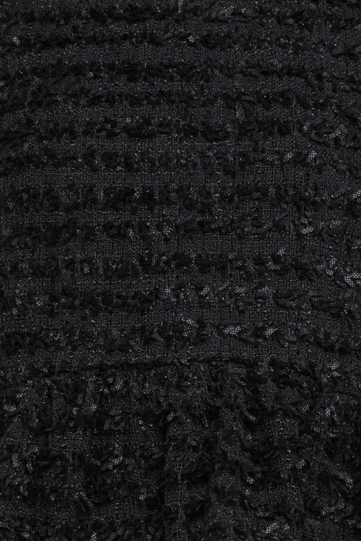 Meira Peplum Drop Hem Tank Top in Black – view 7 of 7
