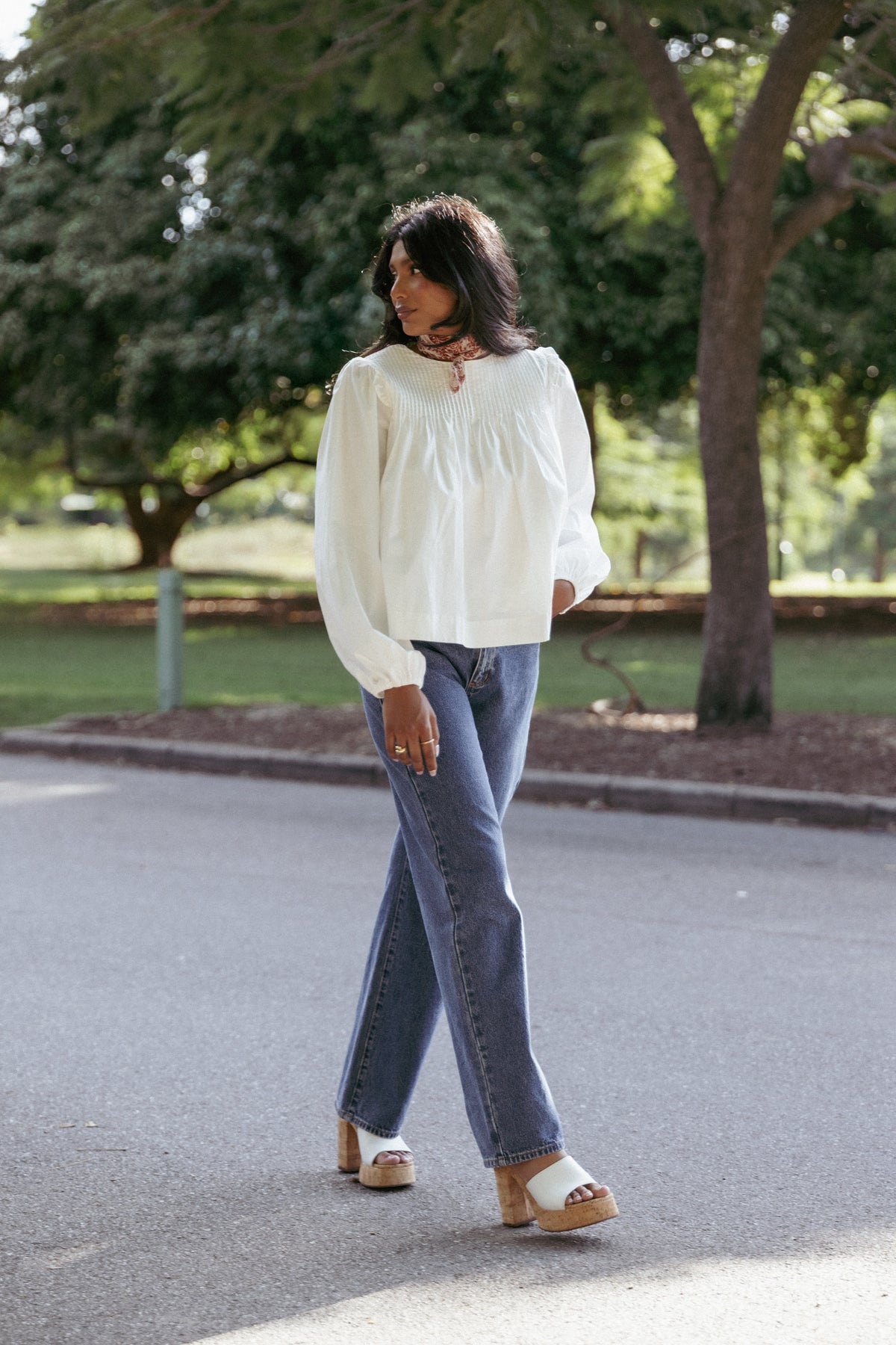 Melba Blouse in White – view 9 of 9