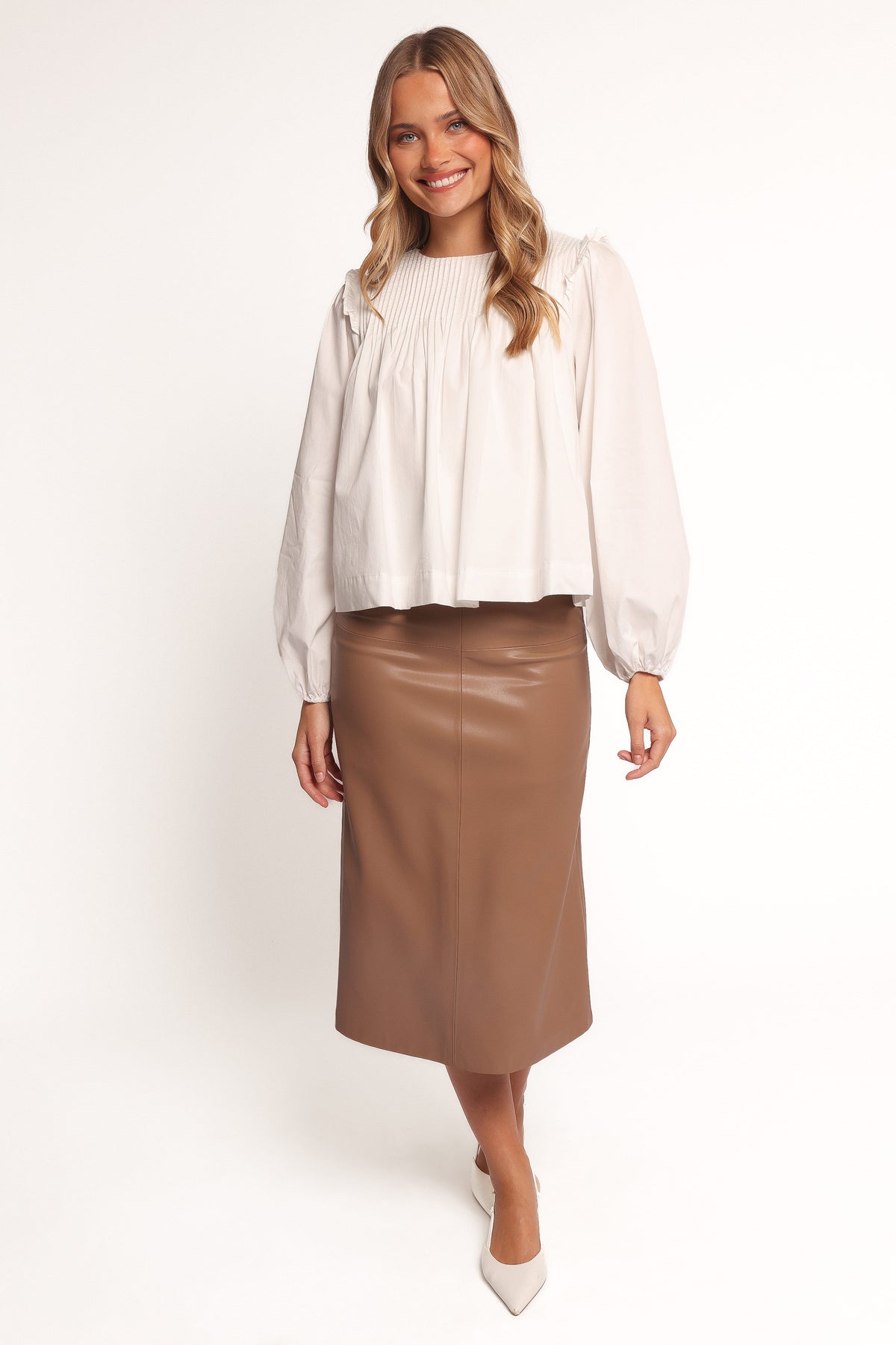 Melba Blouse in White – view 7 of 9