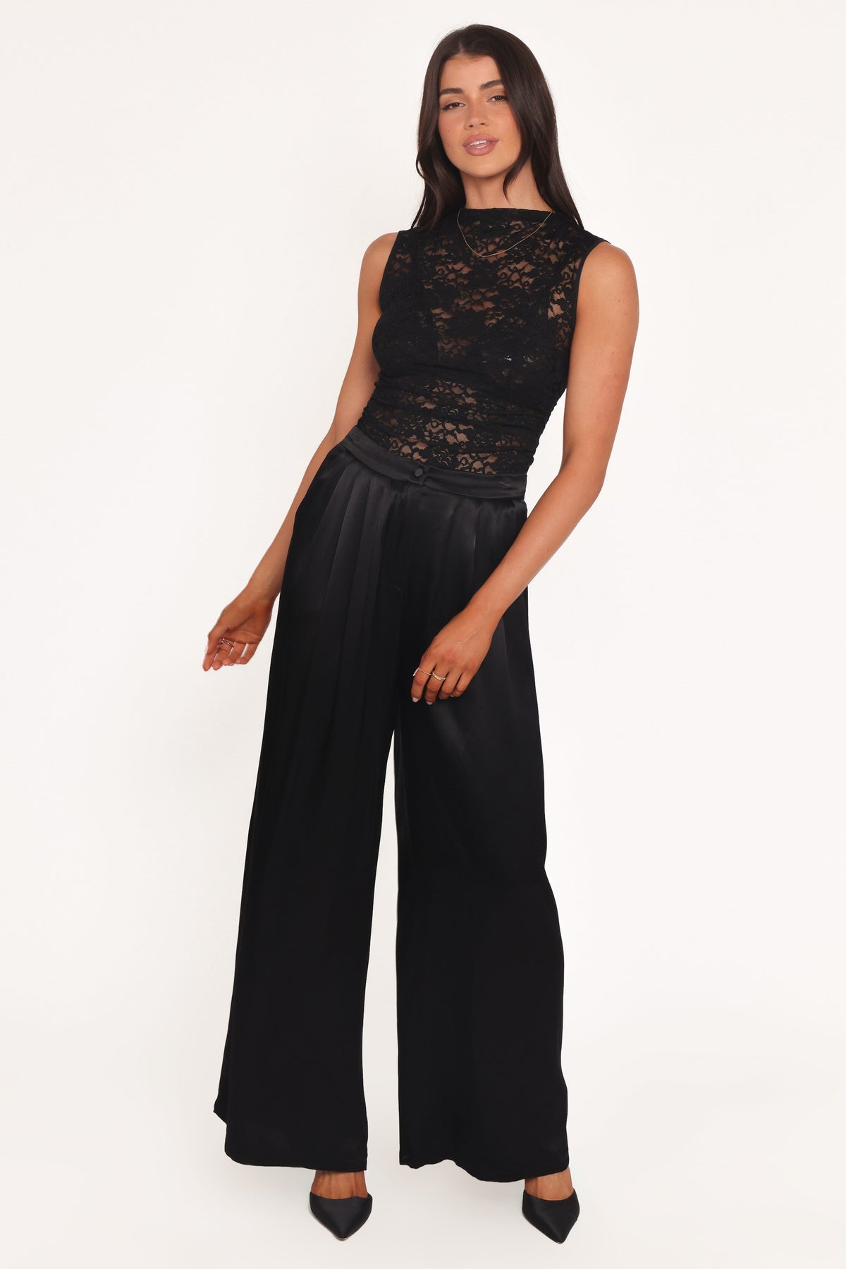 Nissa Lace Top in Black – view 5 of 6