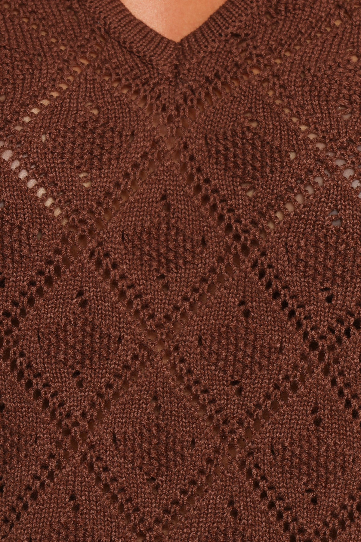 Palma Knit Top in Chocolate – view 9 of 9