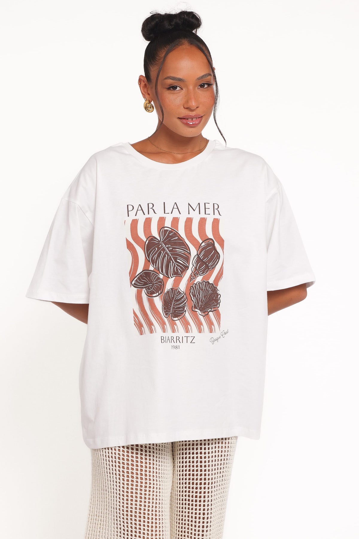 Par La Mer Tee in White – view 2 of 8