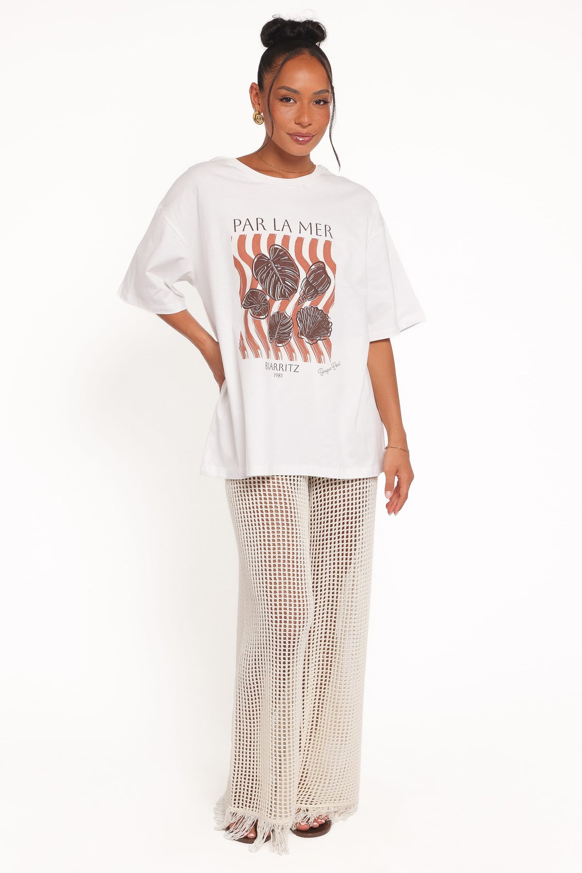Par La Mer Tee in White – view 6 of 8