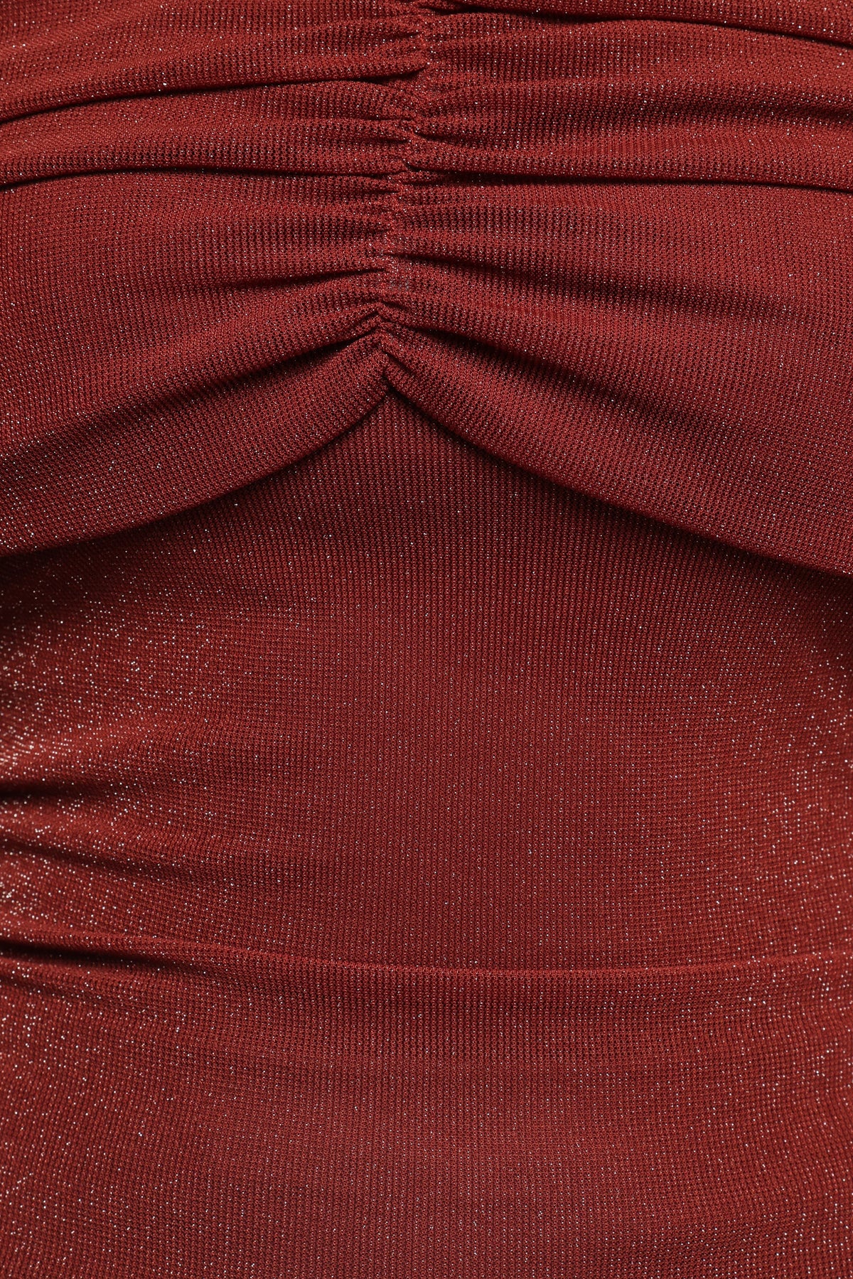 Raya Off Shoulder Top in Merlot – view 6 of 6