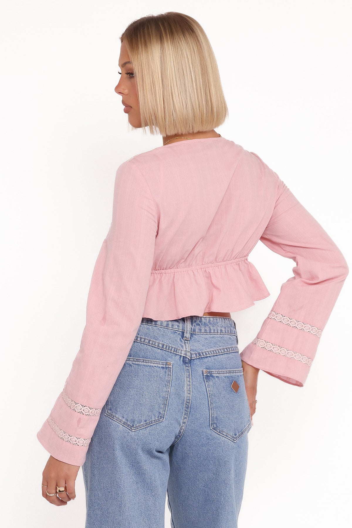 Reed Long Sleeve Top in Pink – view 4 of 7