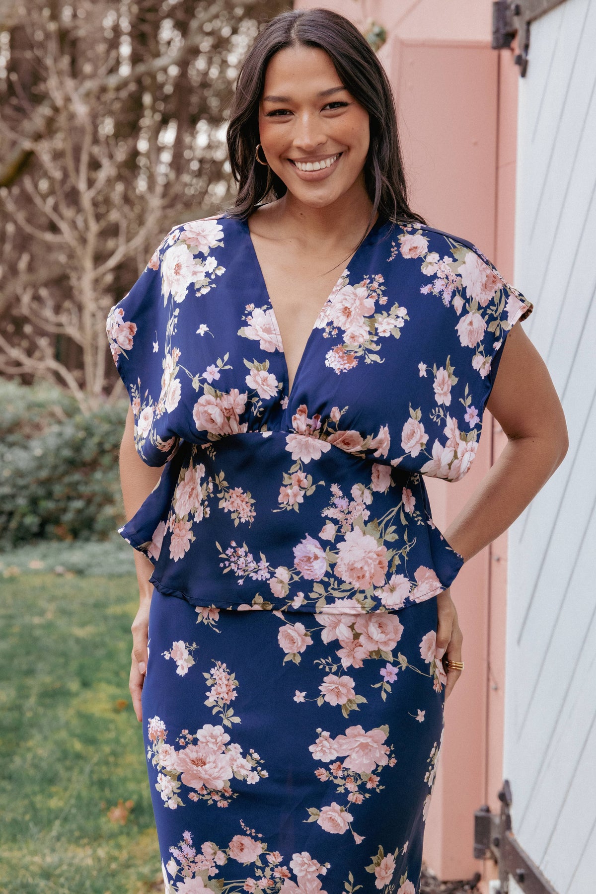 Ricki Top in Navy Floral – view 8 of 8
