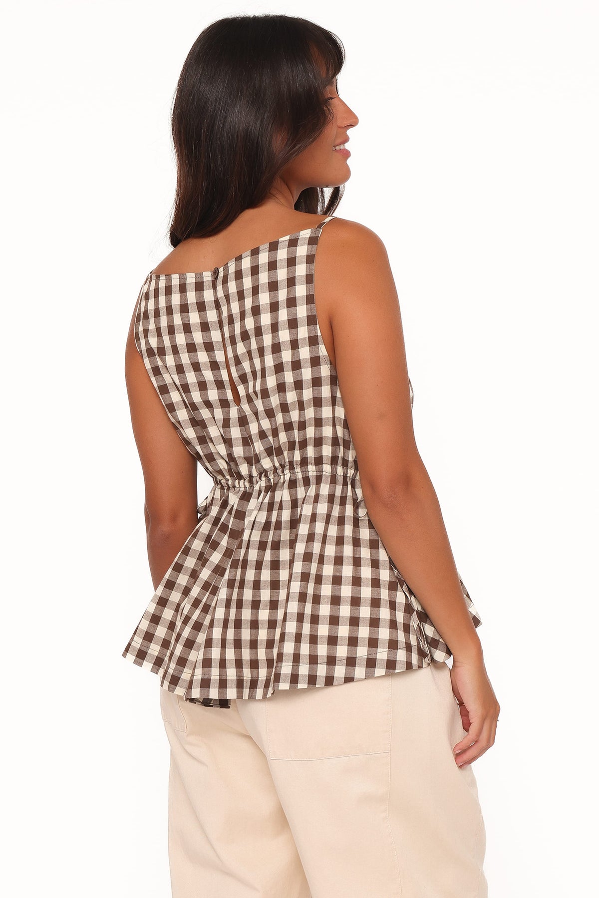 Rory Top in Brown Gingham – view 5 of 9