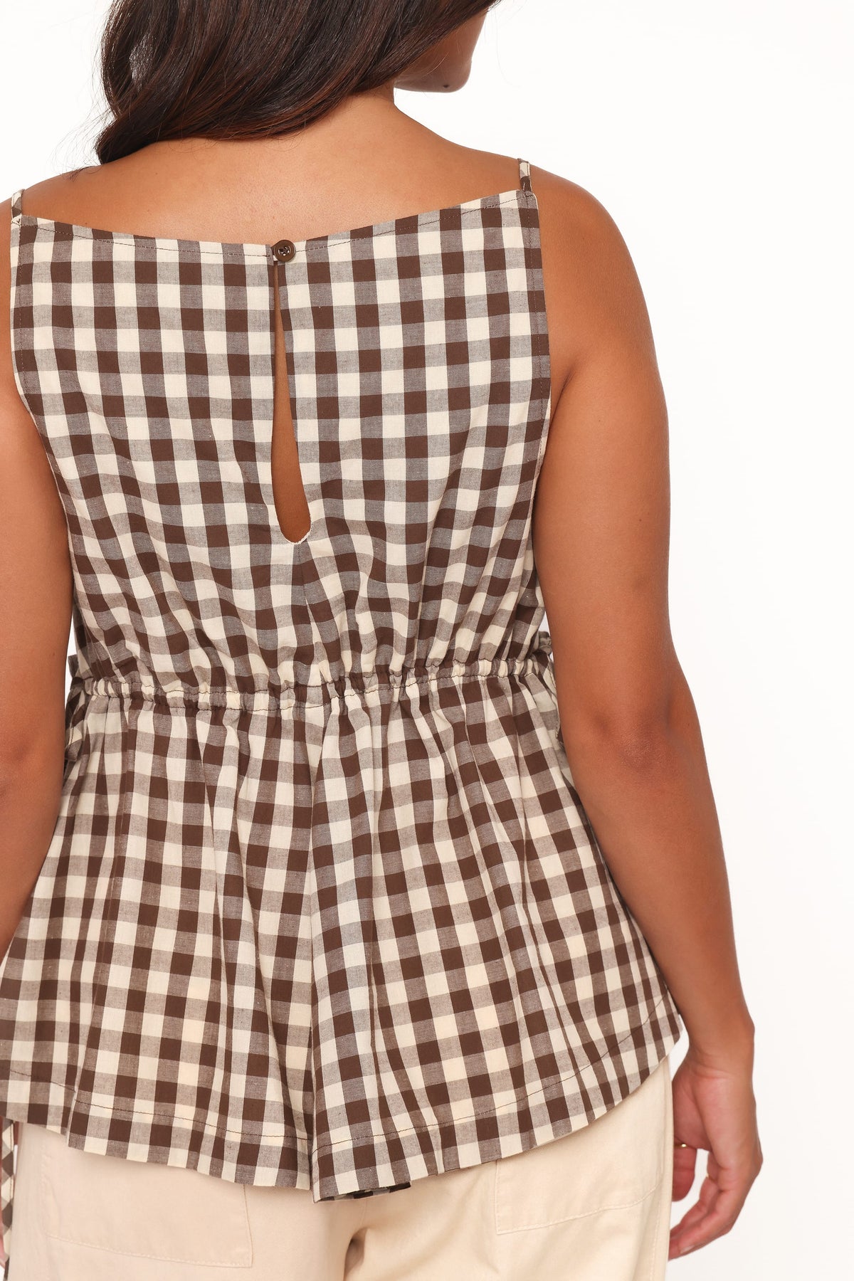 Rory Top in Brown Gingham – view 7 of 9