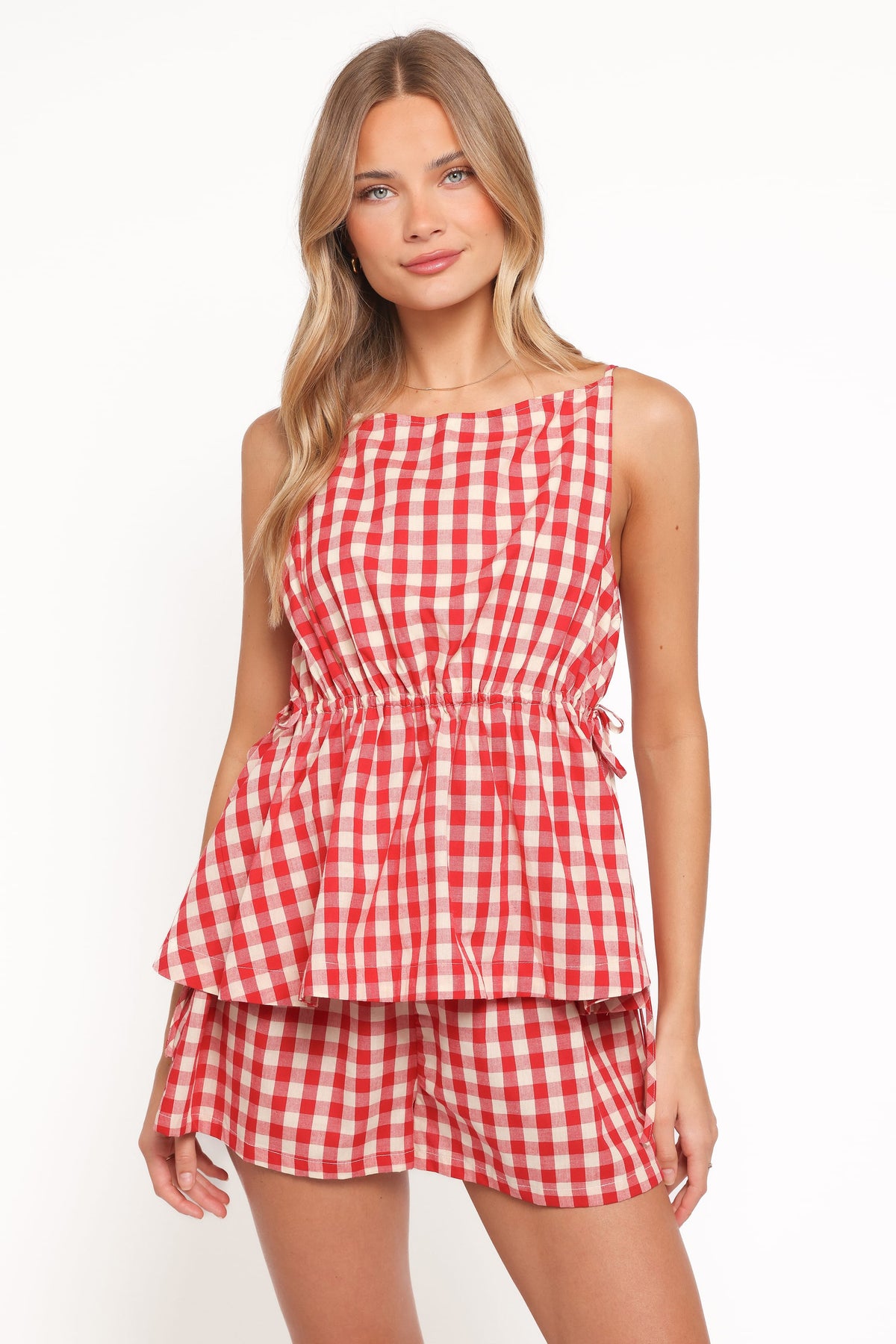 Rory Top in Red Gingham – view 2 of 7
