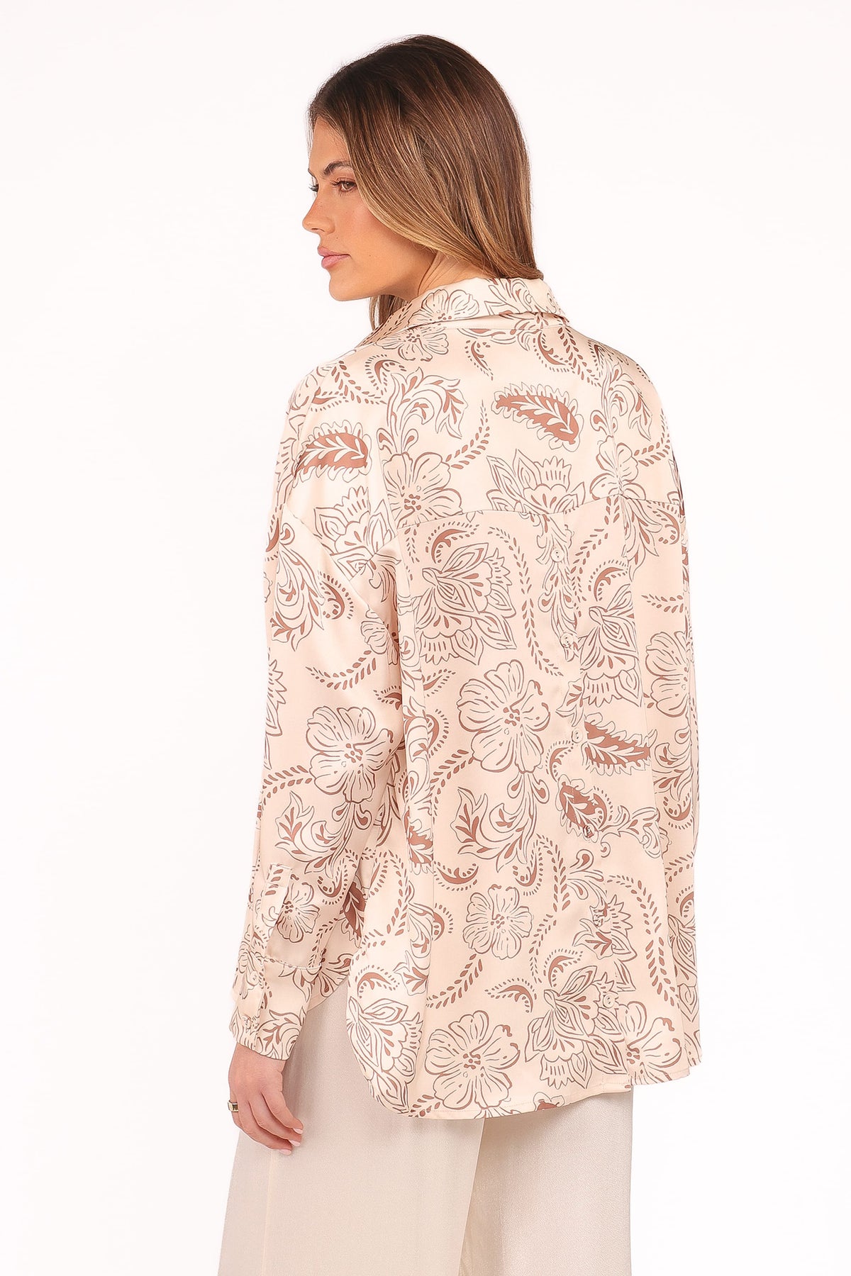 Rosalie Shirt in Brown Paisley – view 5 of 9