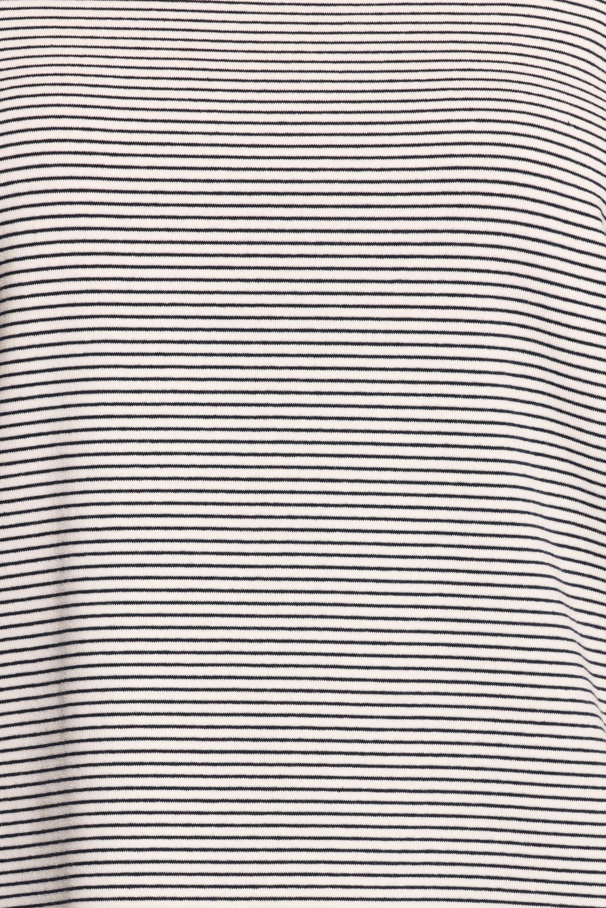 Ruva Long Sleeve Tee in Navy White Stripe – view 8 of 8
