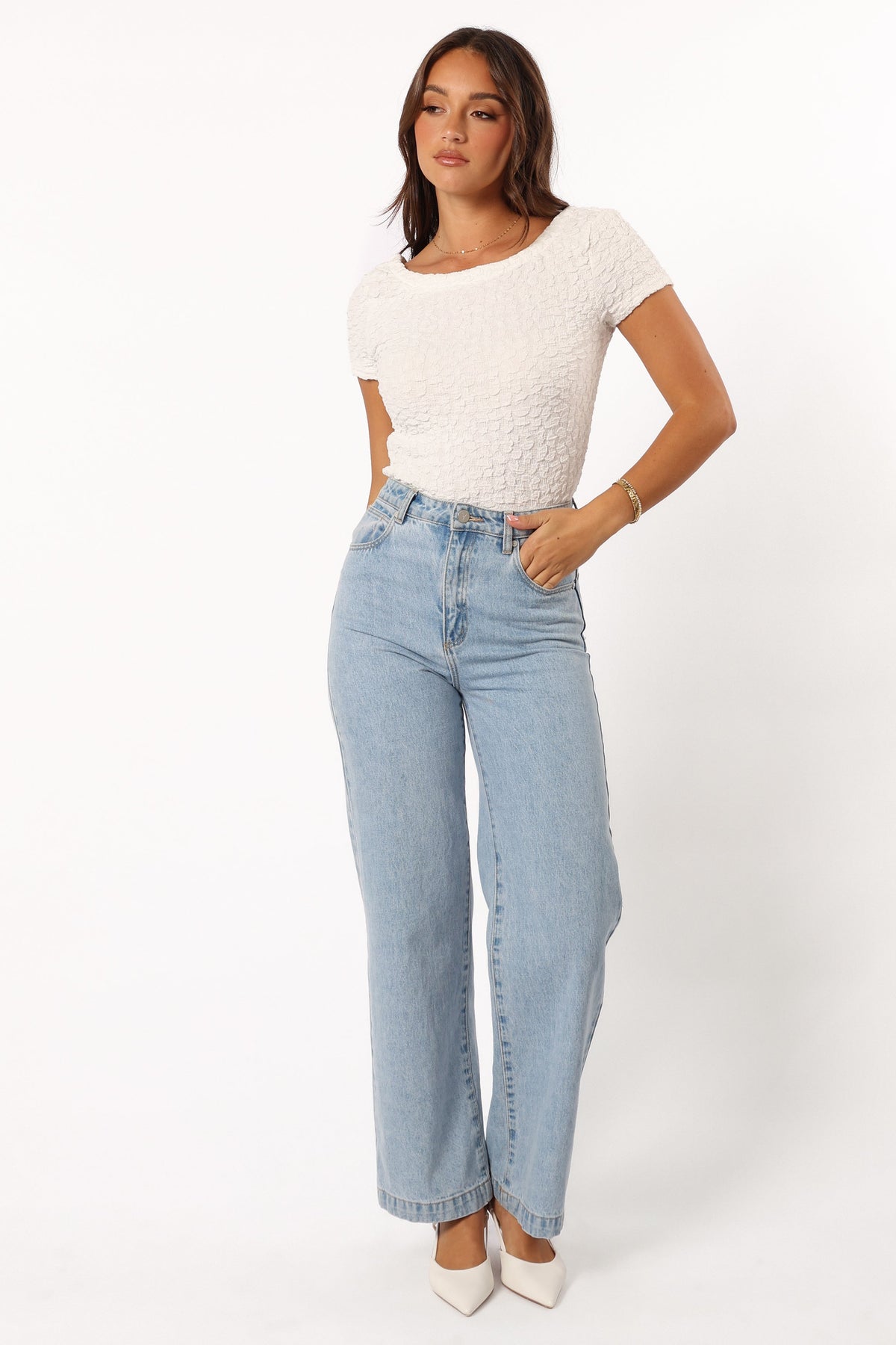 Salle Top in Cream – view 2 of 9