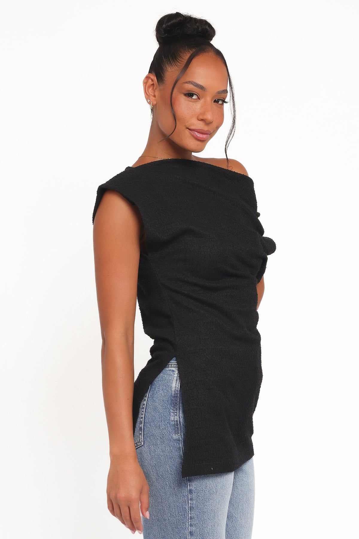 Selma Knit Top in Black – view 4 of 8