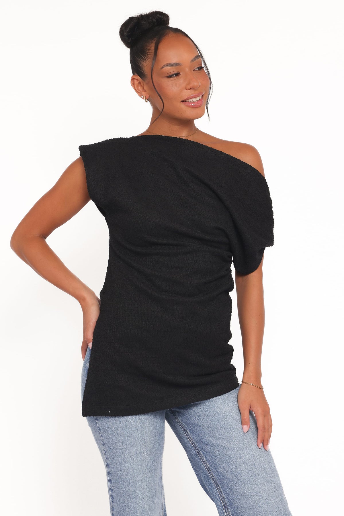 Selma Knit Top in Black – view 2 of 8