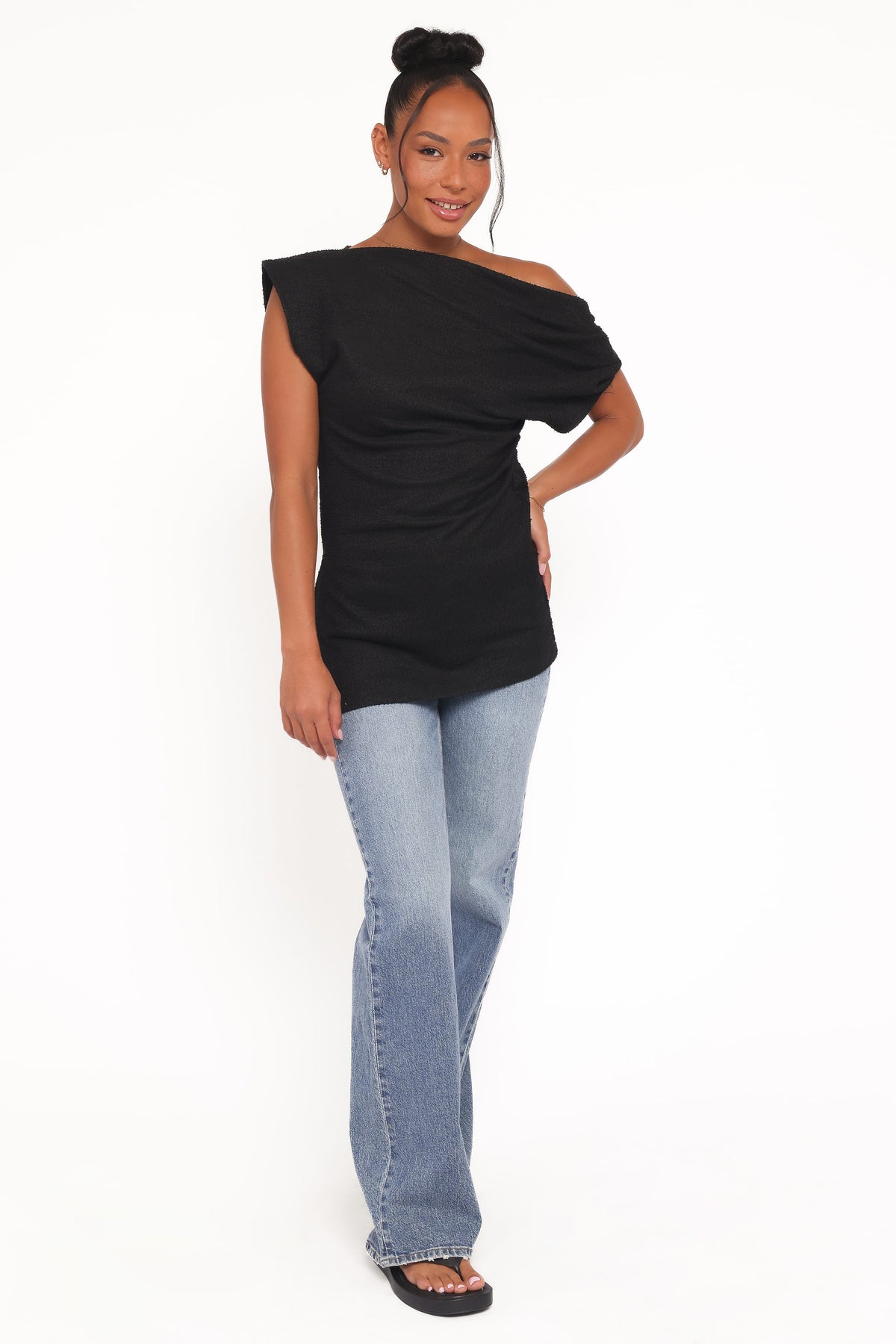 Selma Knit Top in Black – view 7 of 8