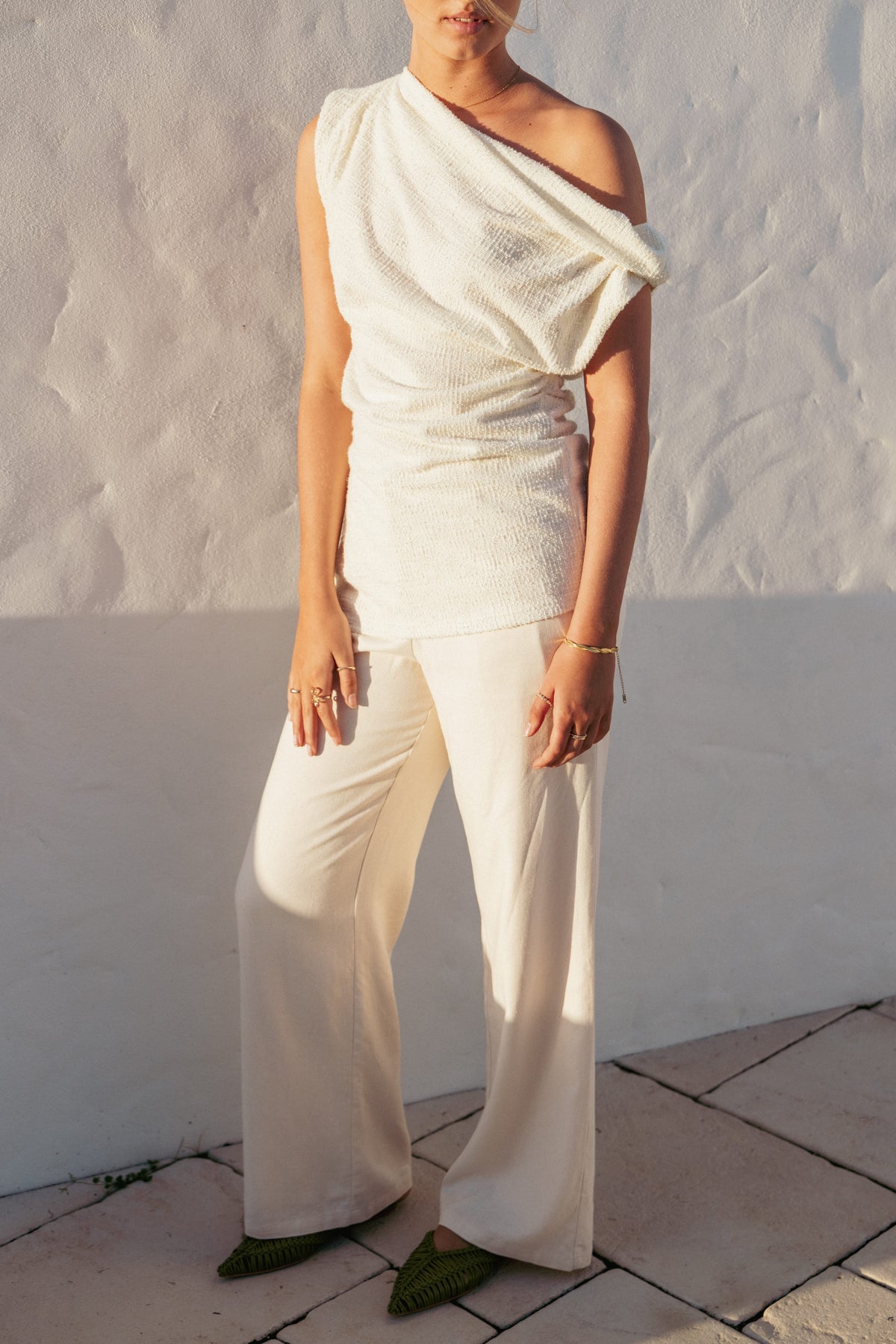 Selma Knit Top in Cream – view 8 of 8