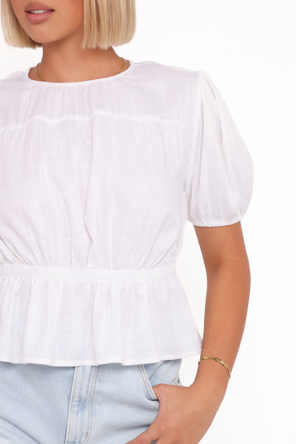Solstice Top in White – view 3 of 9