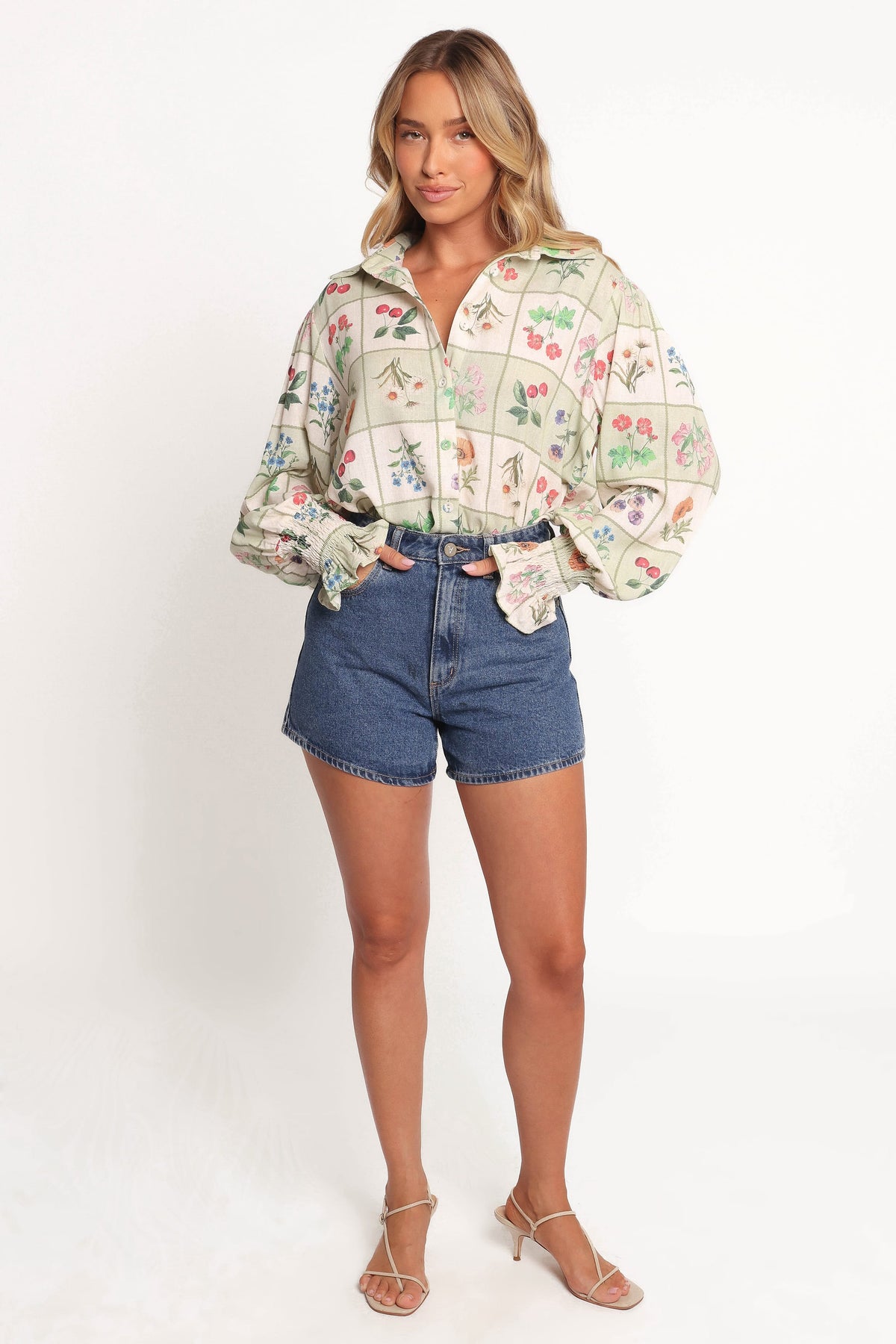 Tomi Long Sleeve Shirt in Flower Market – view 3 of 8