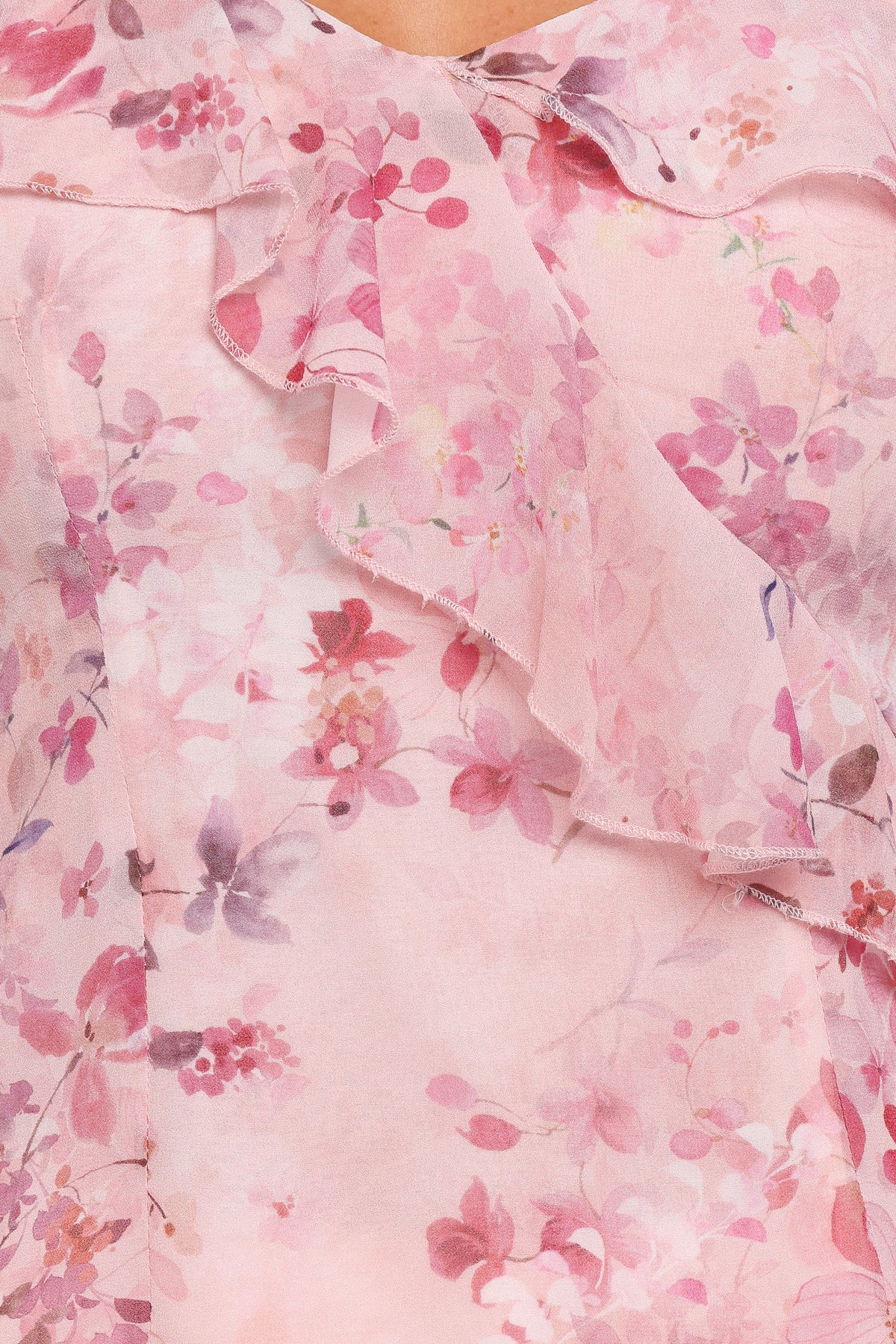 Xandra Blouse in Pink Floral – view 8 of 9