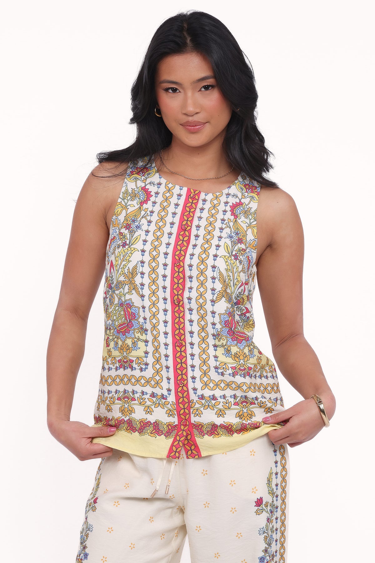 Zava Shell Top in Multi – view 2 of 7