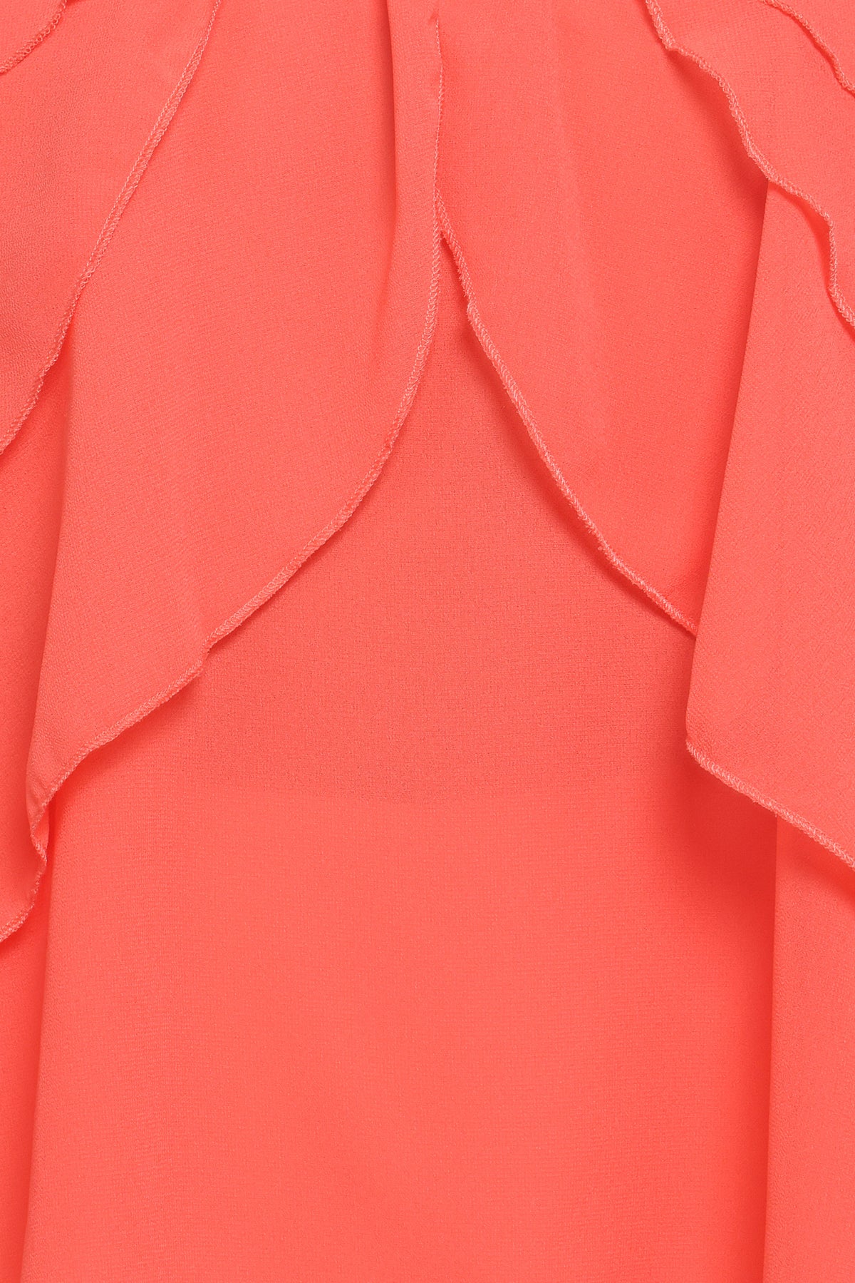 Zorina Halter Neck Chiffon Top in Sherbert – view 8 of 9