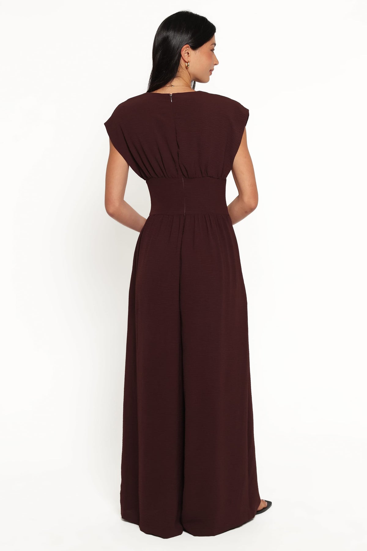 Elsie Jumpsuit in Chocolate Brown – view 4 of 5