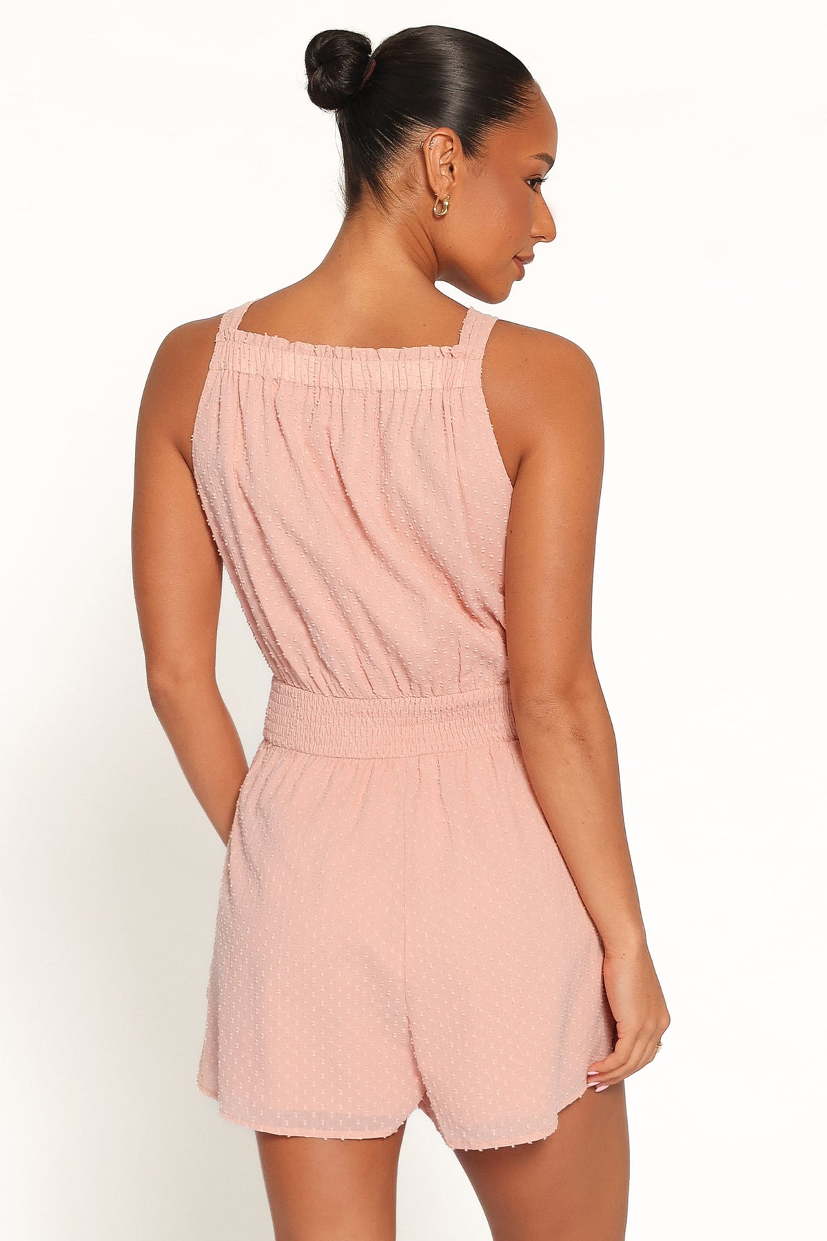 Felicity Romper in Pink Clip Dot – view 4 of 6