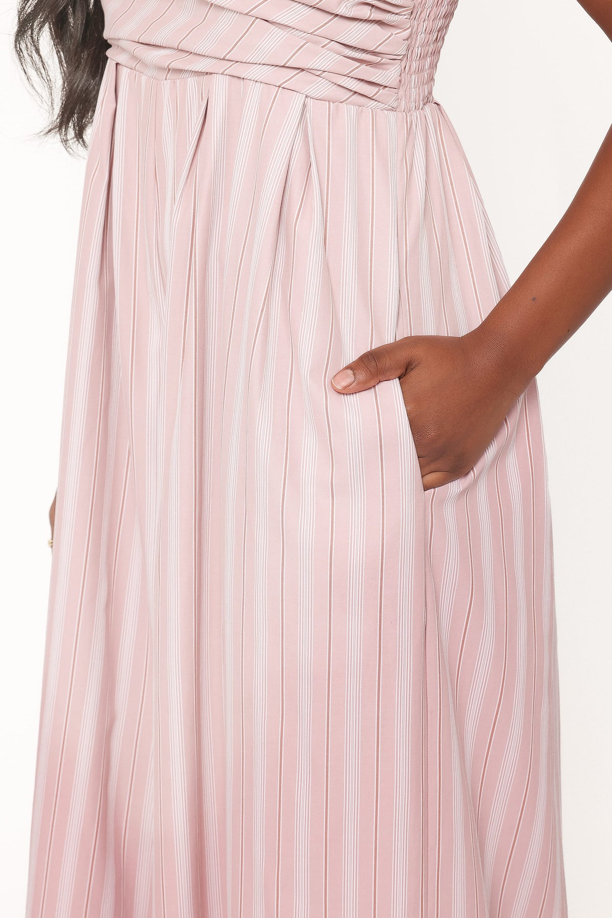 Pricilla Jumpsuit in Pink Stripe – view 2 of 6