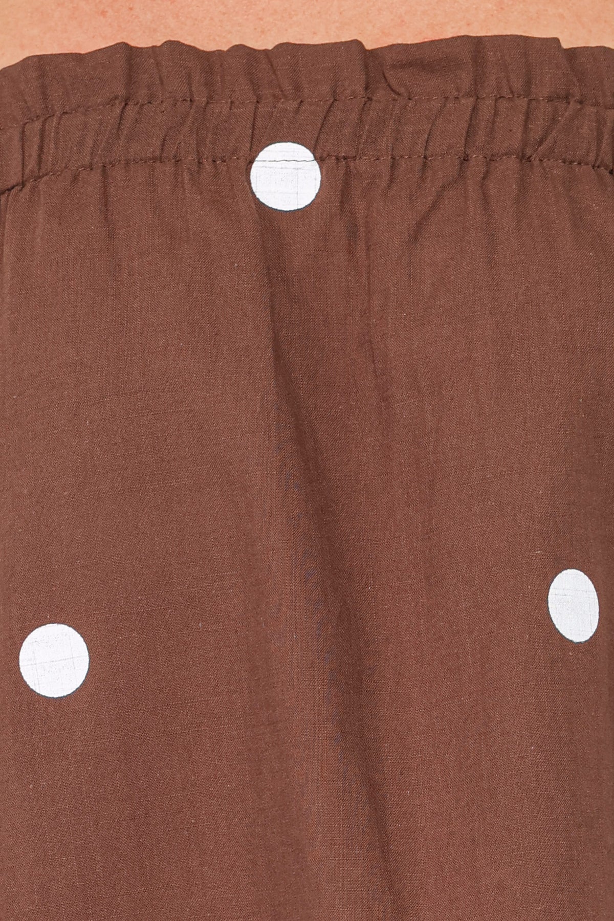 Aerin Pant Set in Chocolate Polka Dot – view 6 of 6