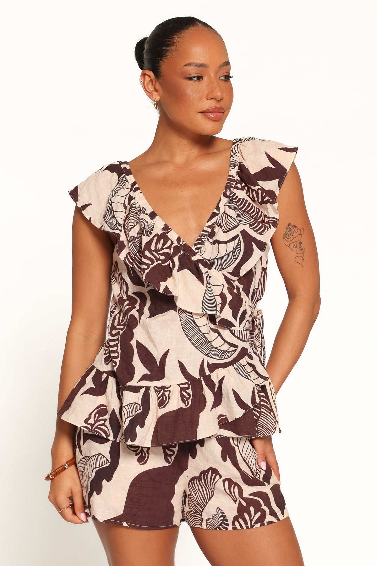 Brandy Short Set in Brown – view 1 of 6