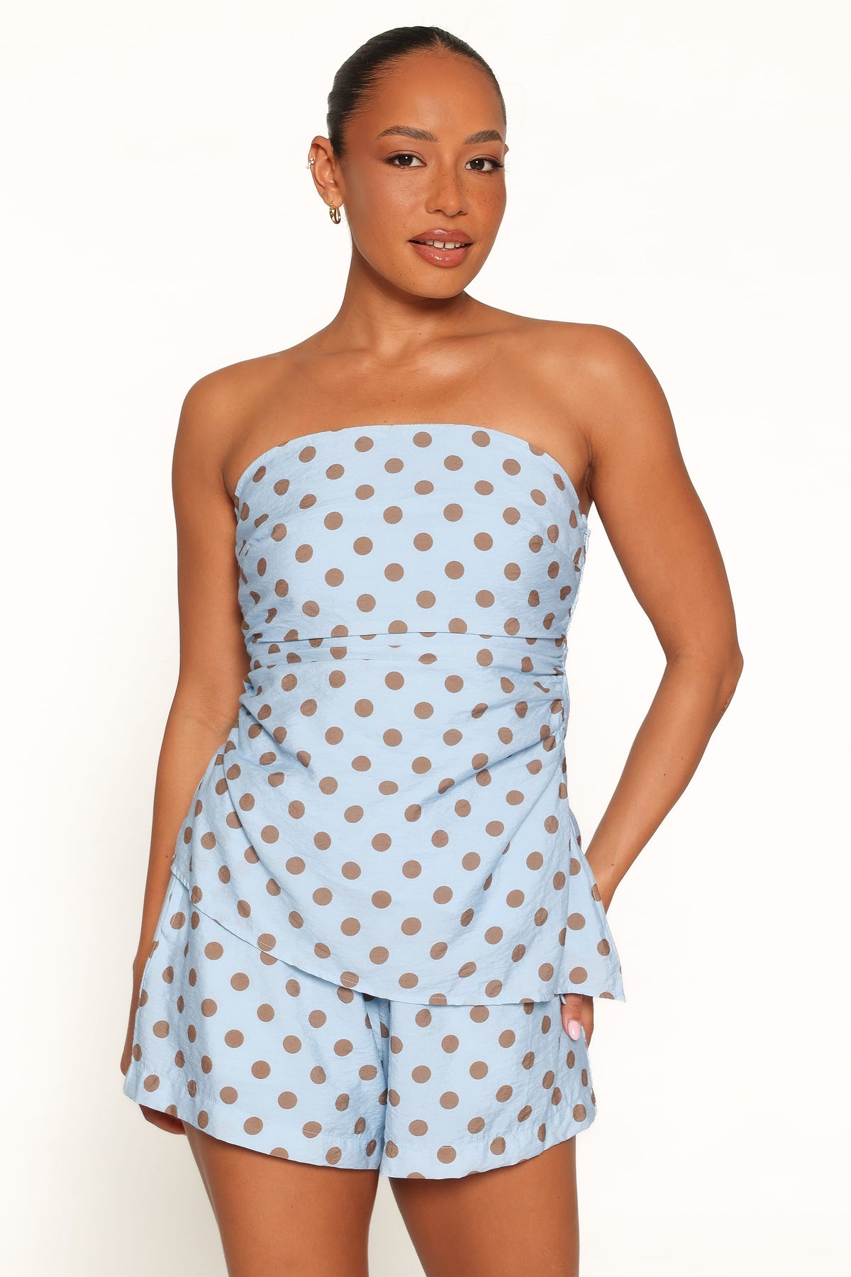 Bronte Short Set in Blue – view 5 of 9