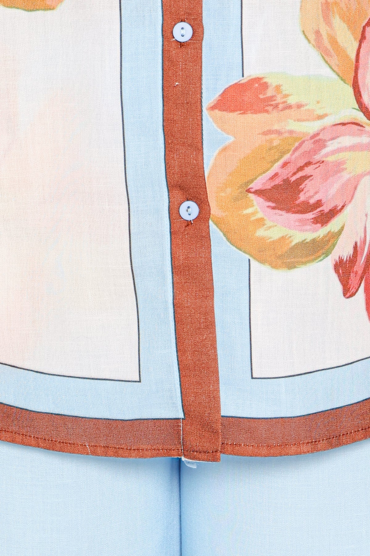 Fawn Pant Set in Brown Floral – view 7 of 7