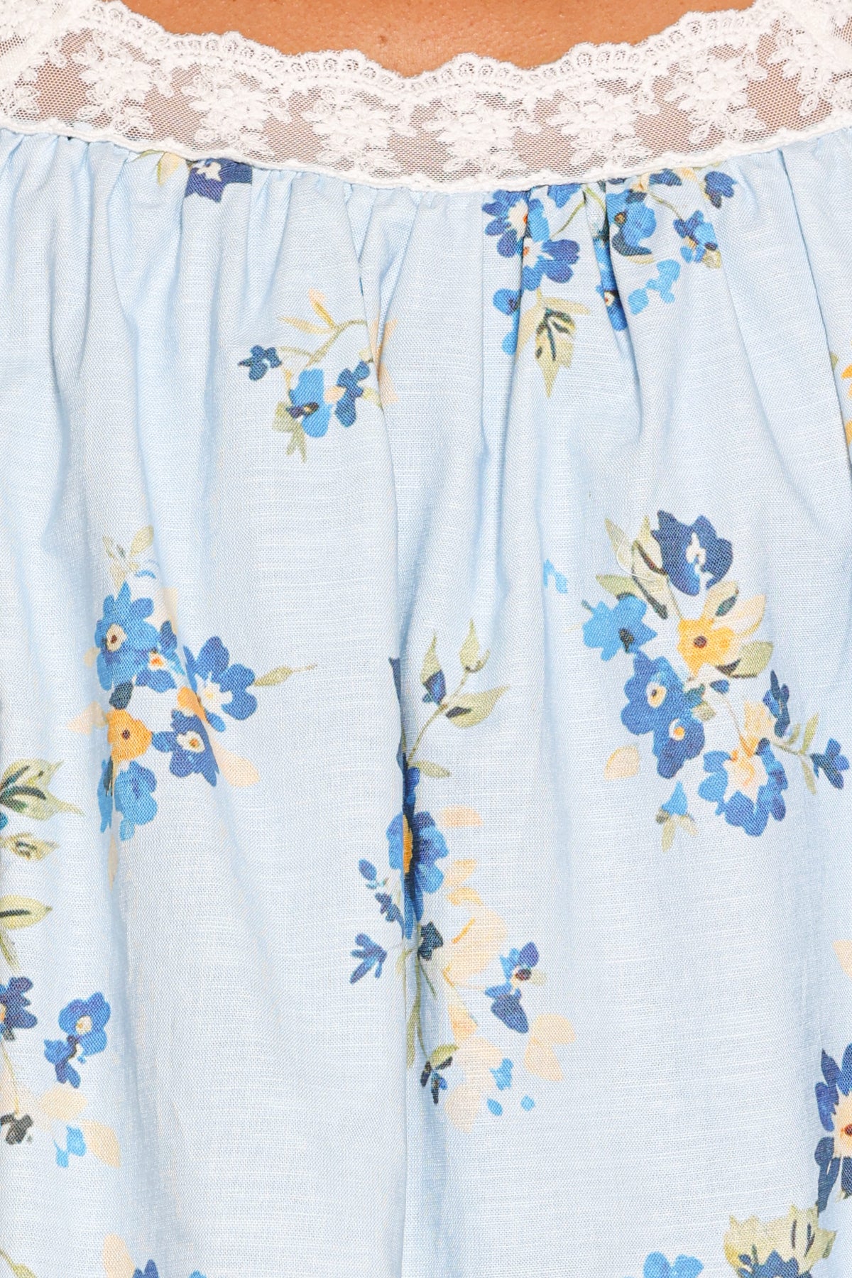 Fawna Short Set in Blue Floral – view 7 of 7
