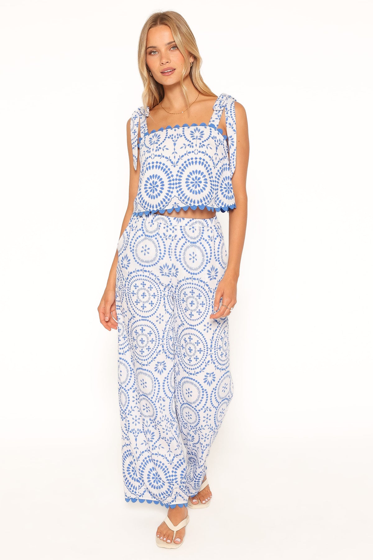 Felicia Pant Set in Blue Tile – view 3 of 6