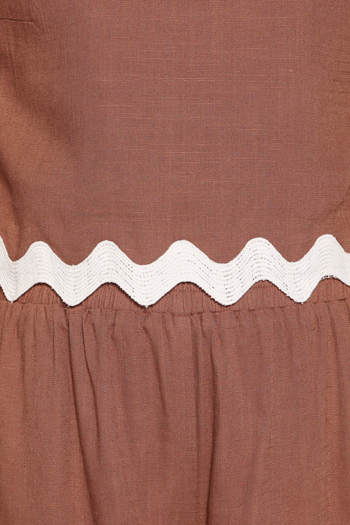 Gale Short Set in Brown Cream – view 7 of 7