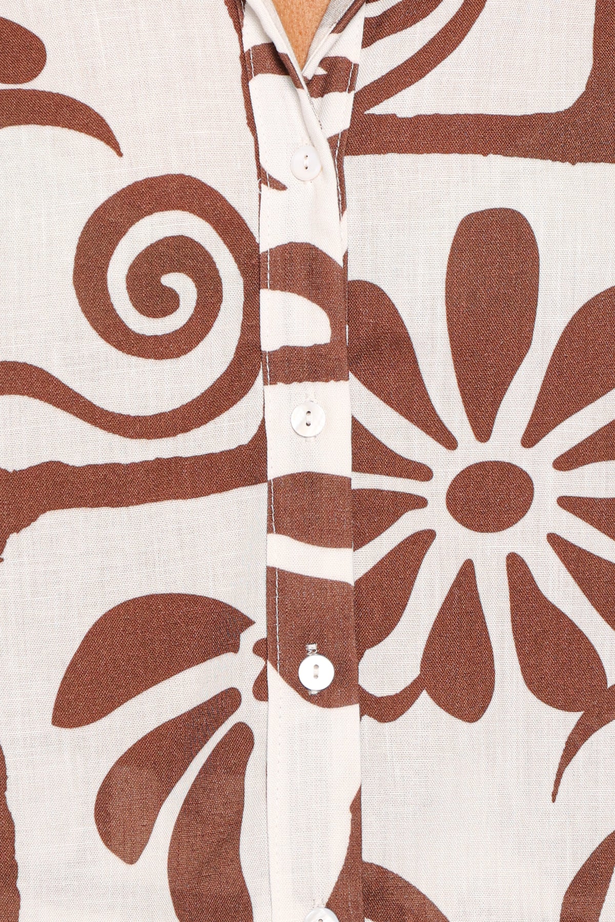 Helga Short Set in Brown White – view 7 of 7