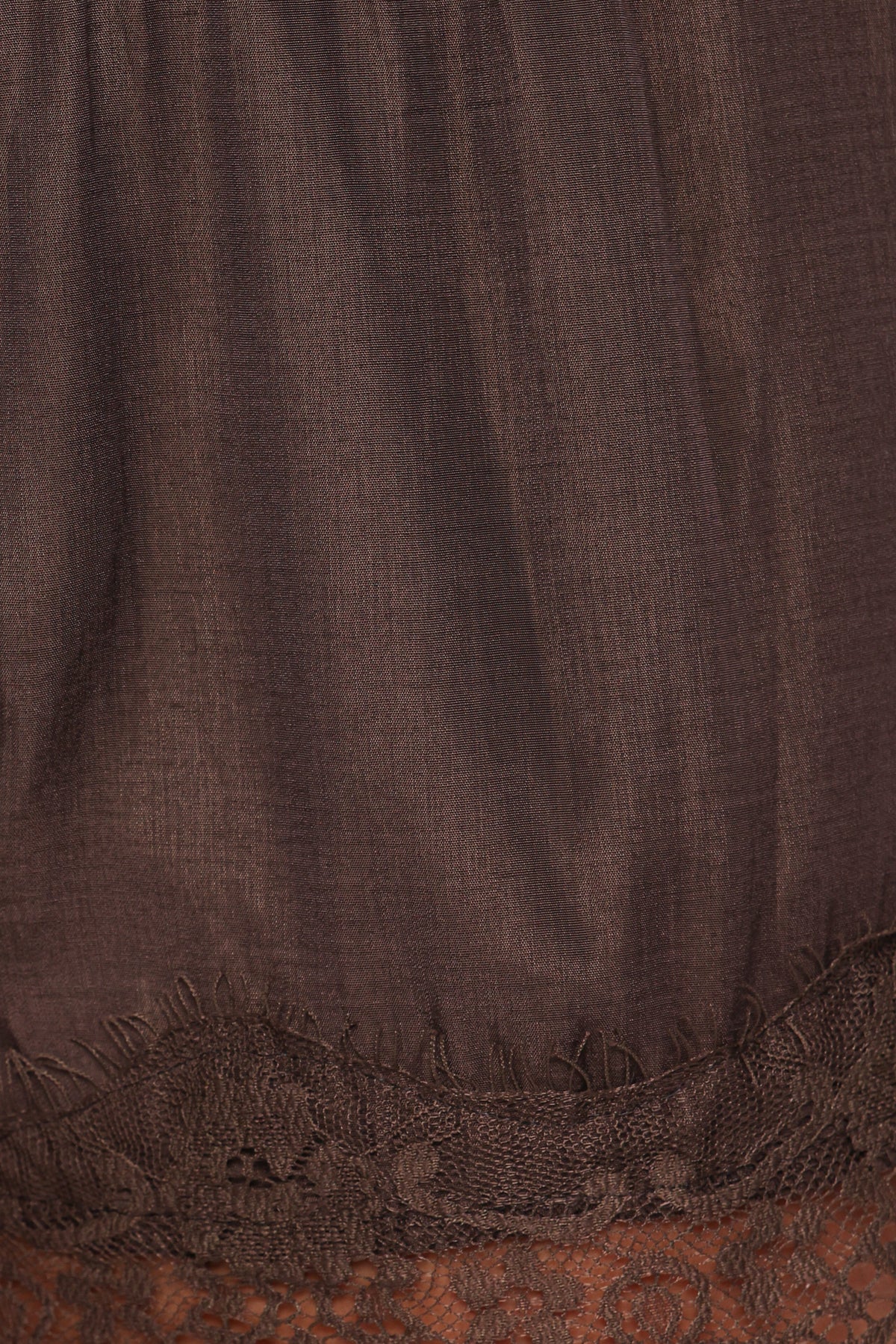 Mairead Lace Short Set in Chocolate Stripe – view 10 of 11