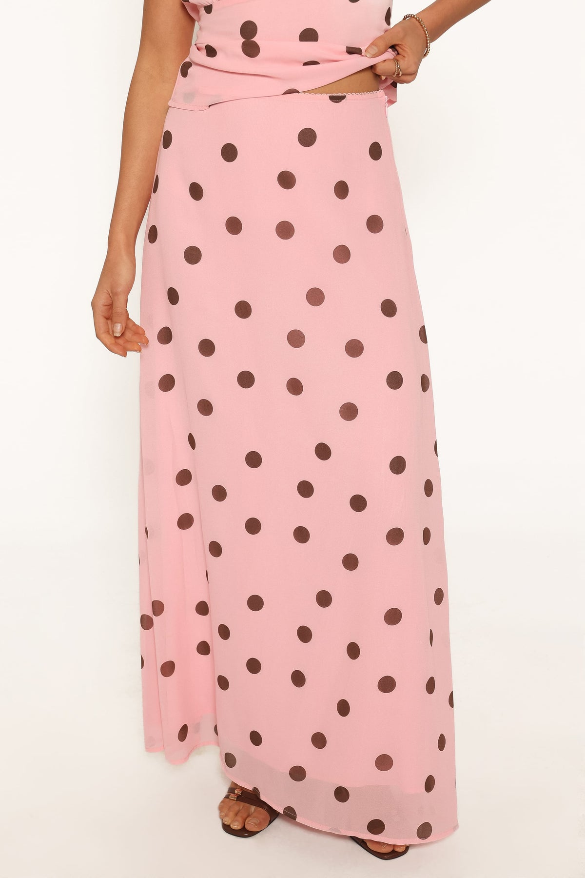 Ricky Skirt Set in Pink Polka Dot – view 6 of 7