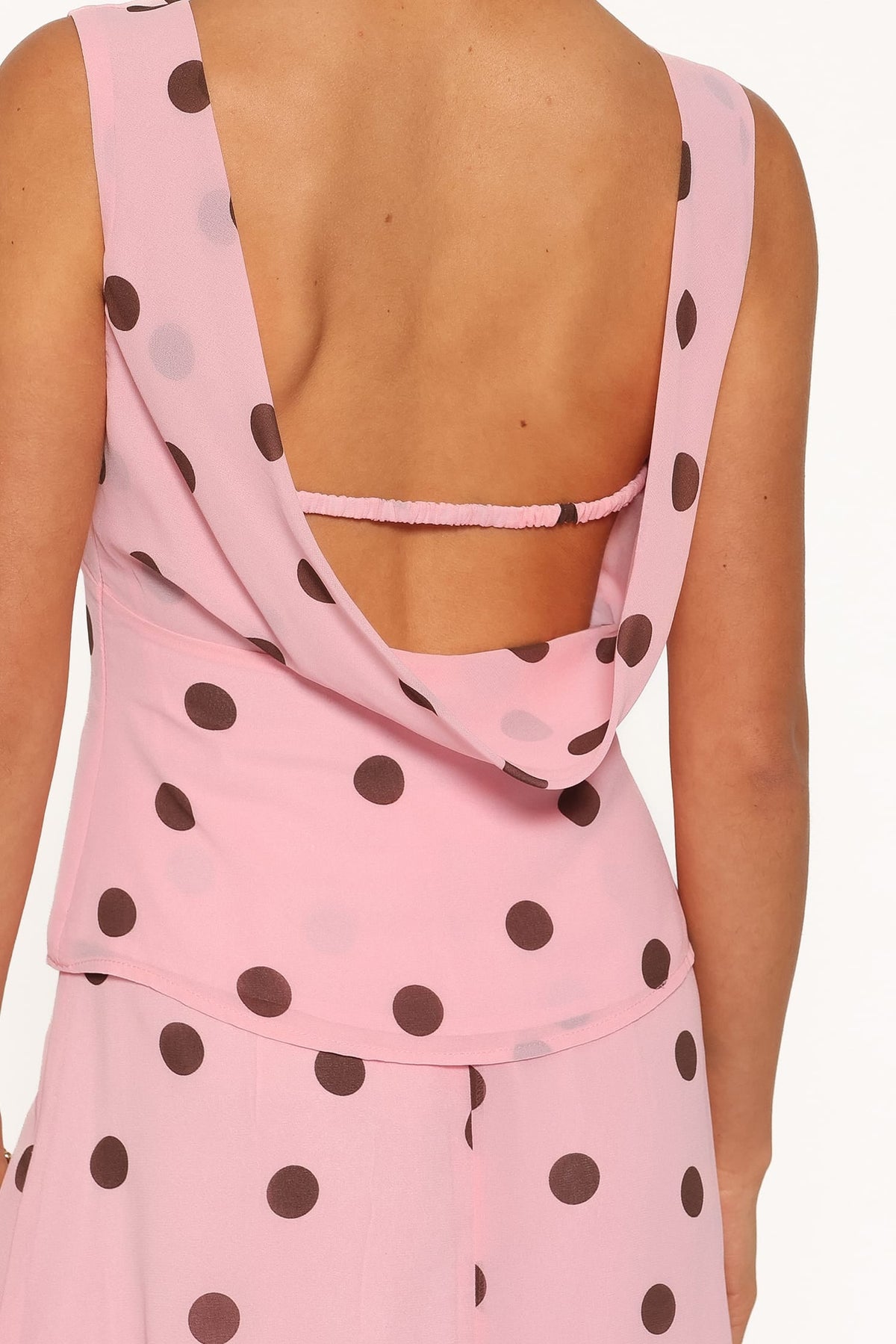 Ricky Skirt Set in Pink Polka Dot – view 2 of 7