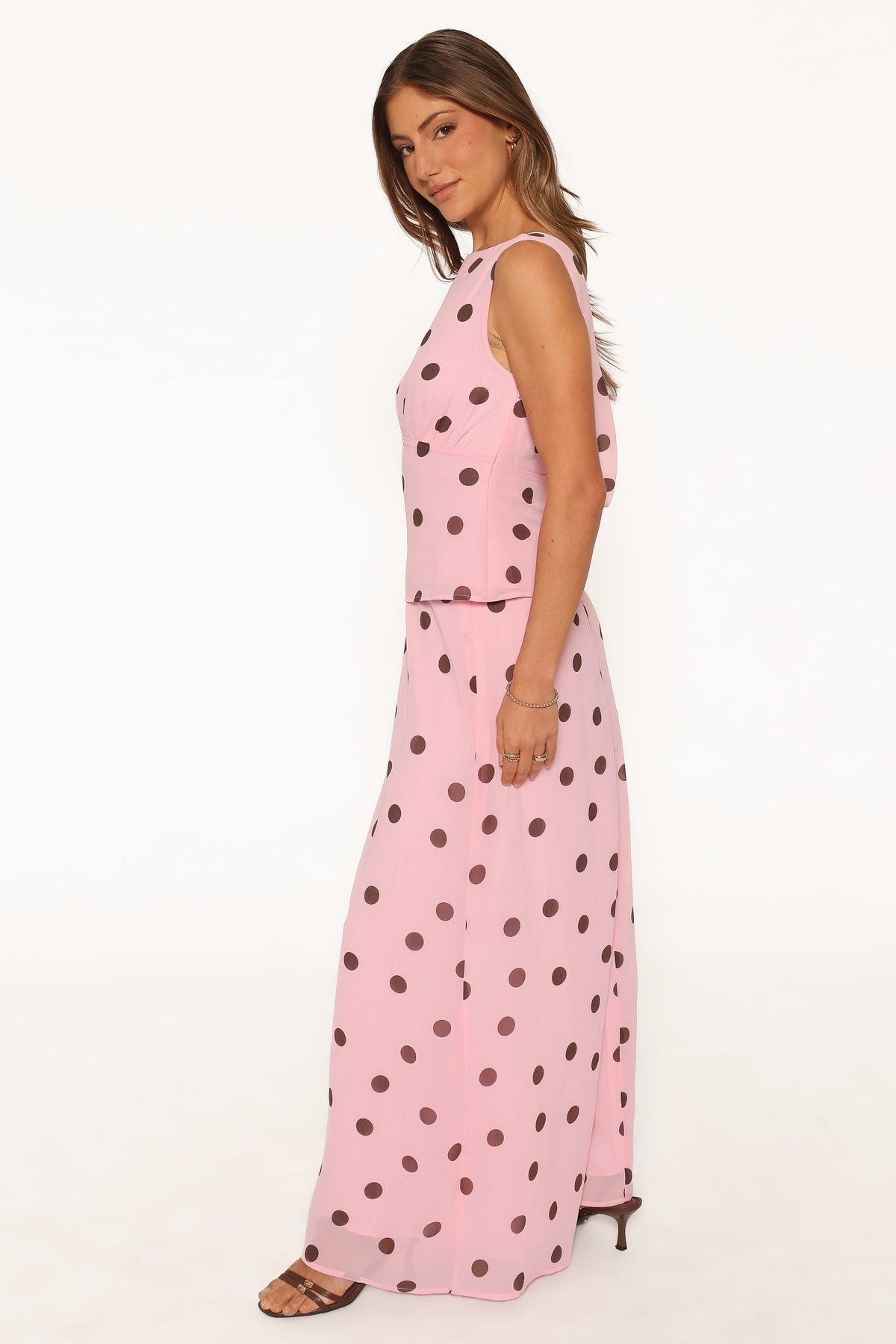 Ricky Skirt Set in Pink Polka Dot – view 3 of 7
