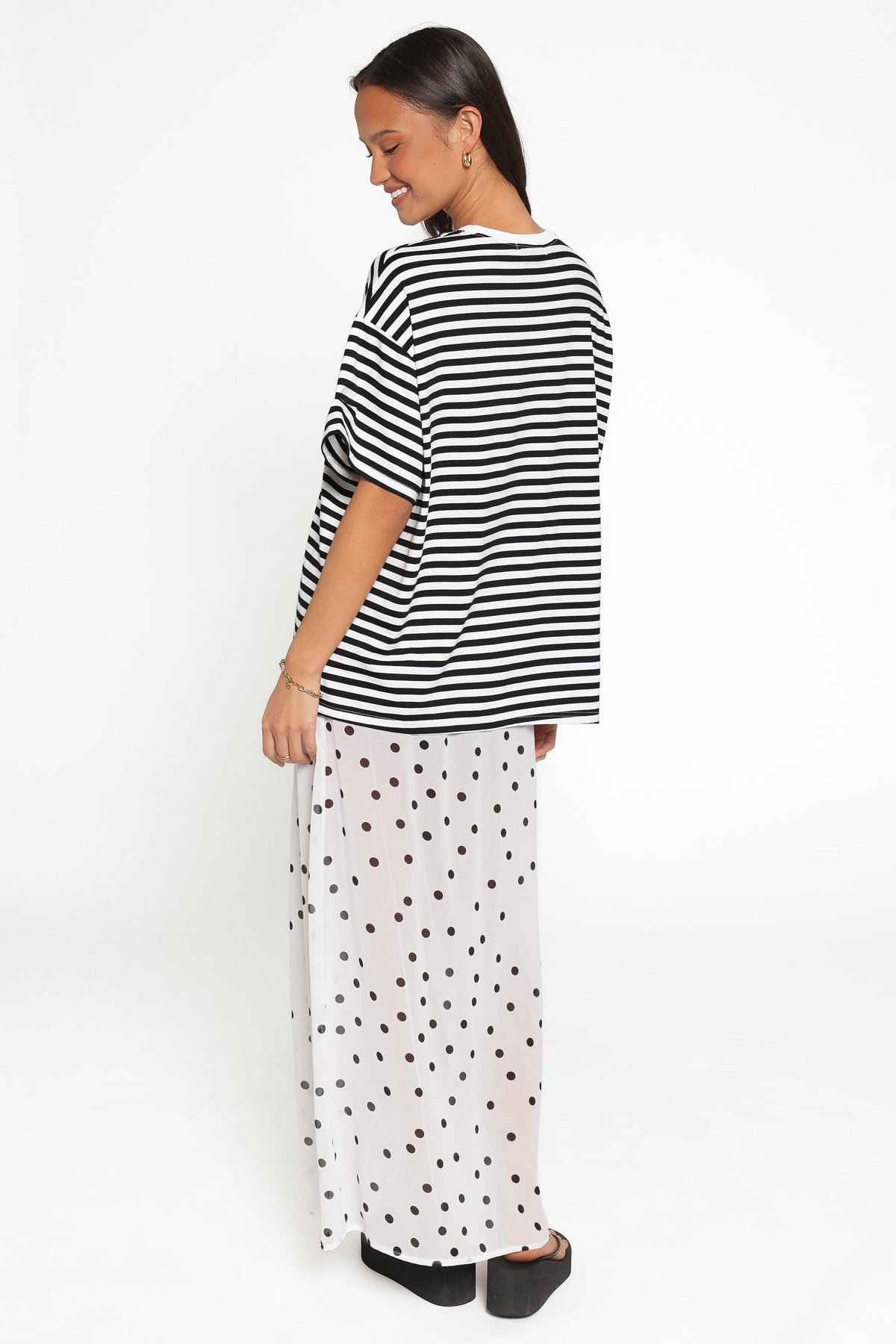 Tammi Skirt Set in White Black – view 3 of 8