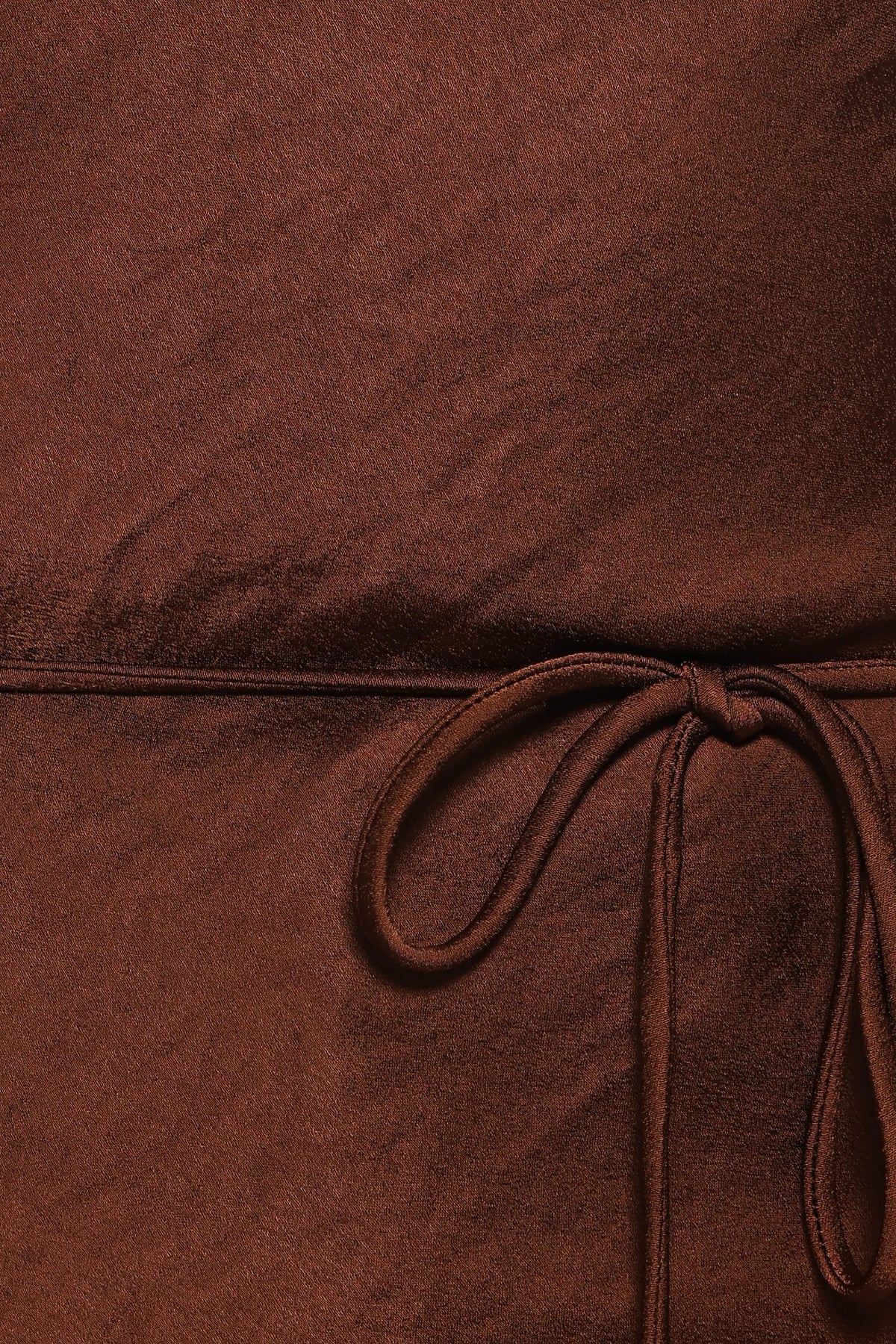 Brenn Halterneck Top in Chocolate Brown – view 6 of 6