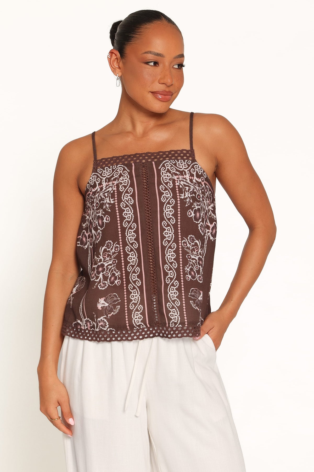 Erina Tank in Brown Bandana – view 1 of 6