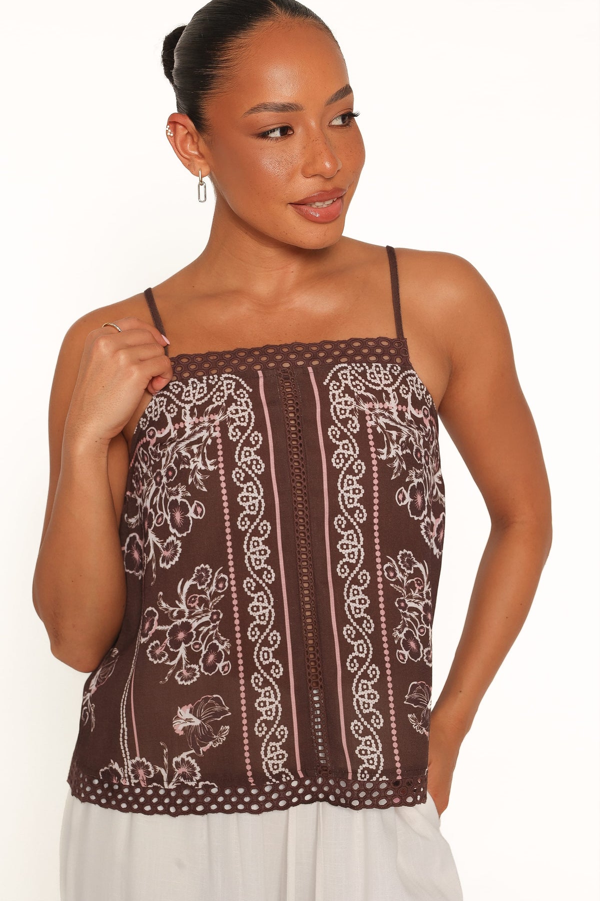 Erina Tank in Brown Bandana – view 2 of 6