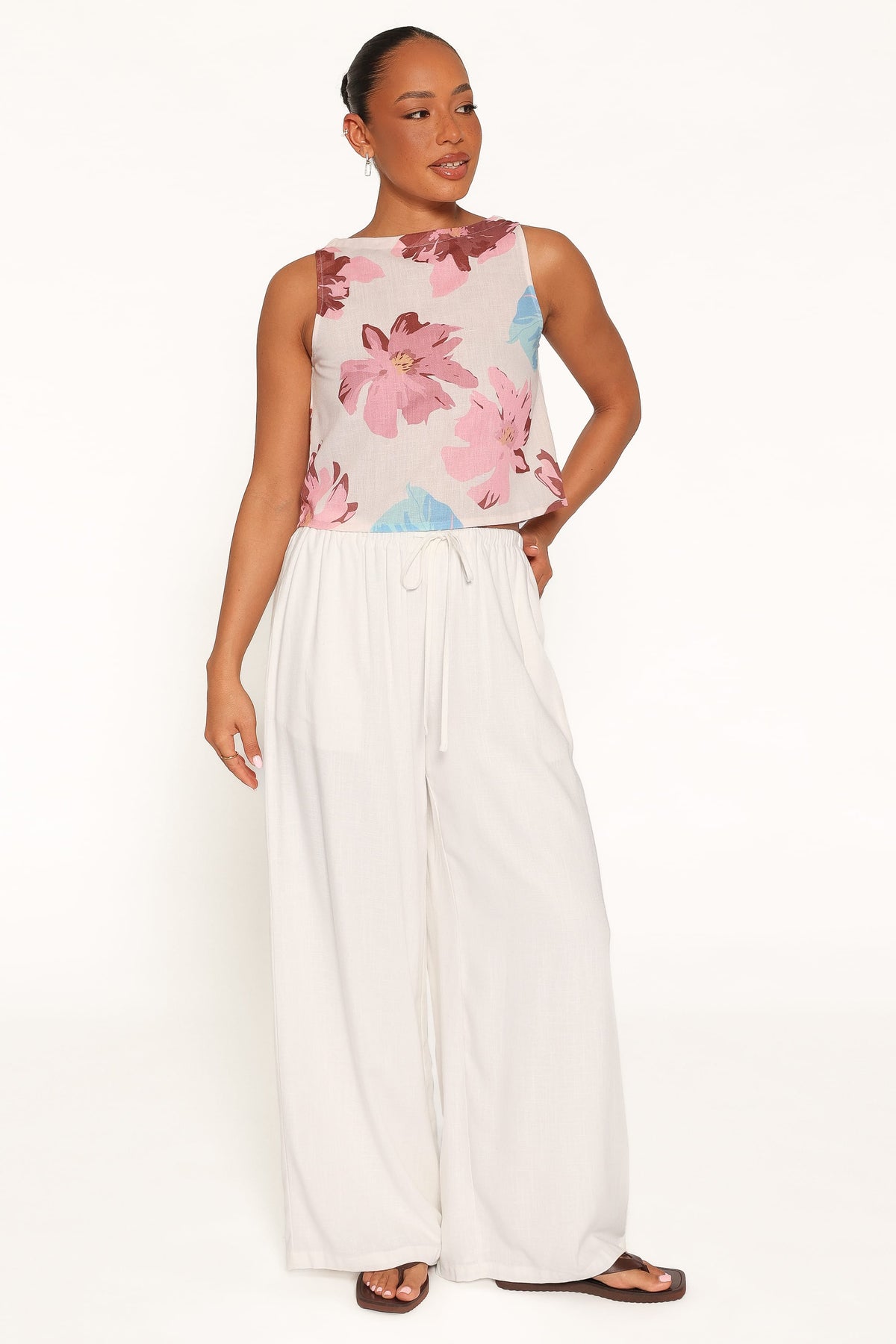 Leni Top in Pink Floral – view 5 of 6