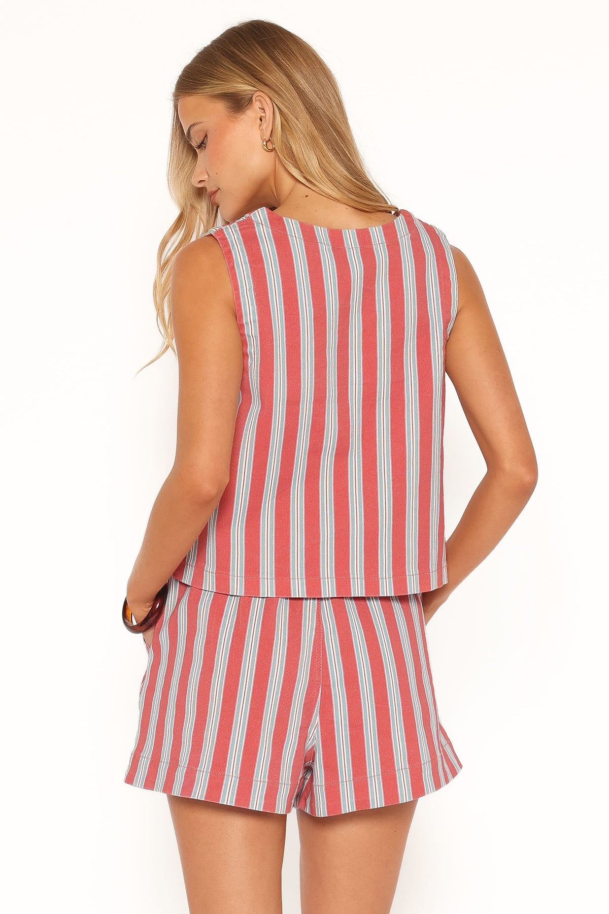 Marinda Top in Red Stripe – view 4 of 6