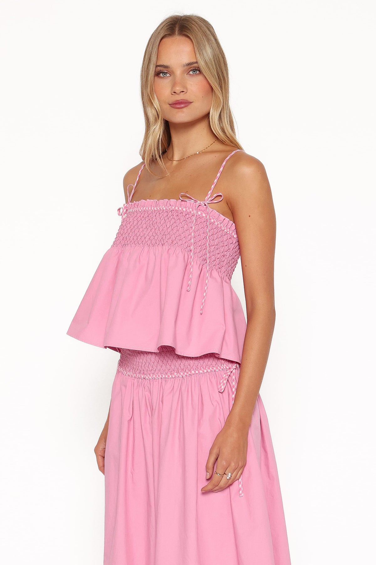 Mireille Baby Doll Top in Pink – view 4 of 8