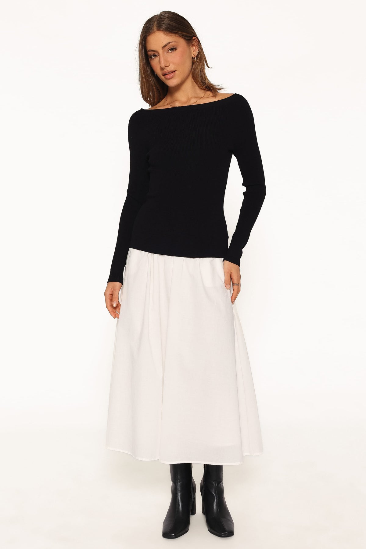 Presley Knit Top in Black – view 5 of 6