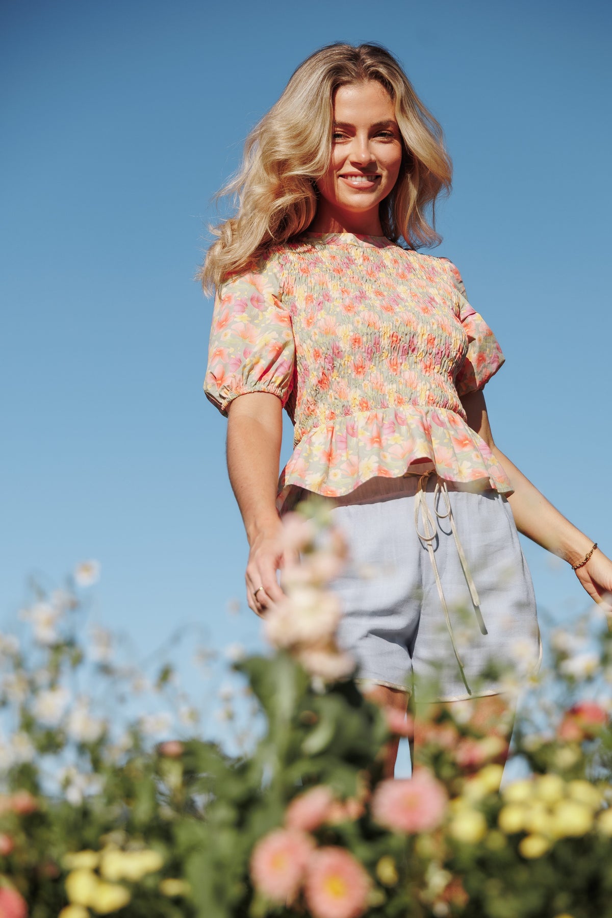 Ross Top in Sage Wildflower – view 8 of 8