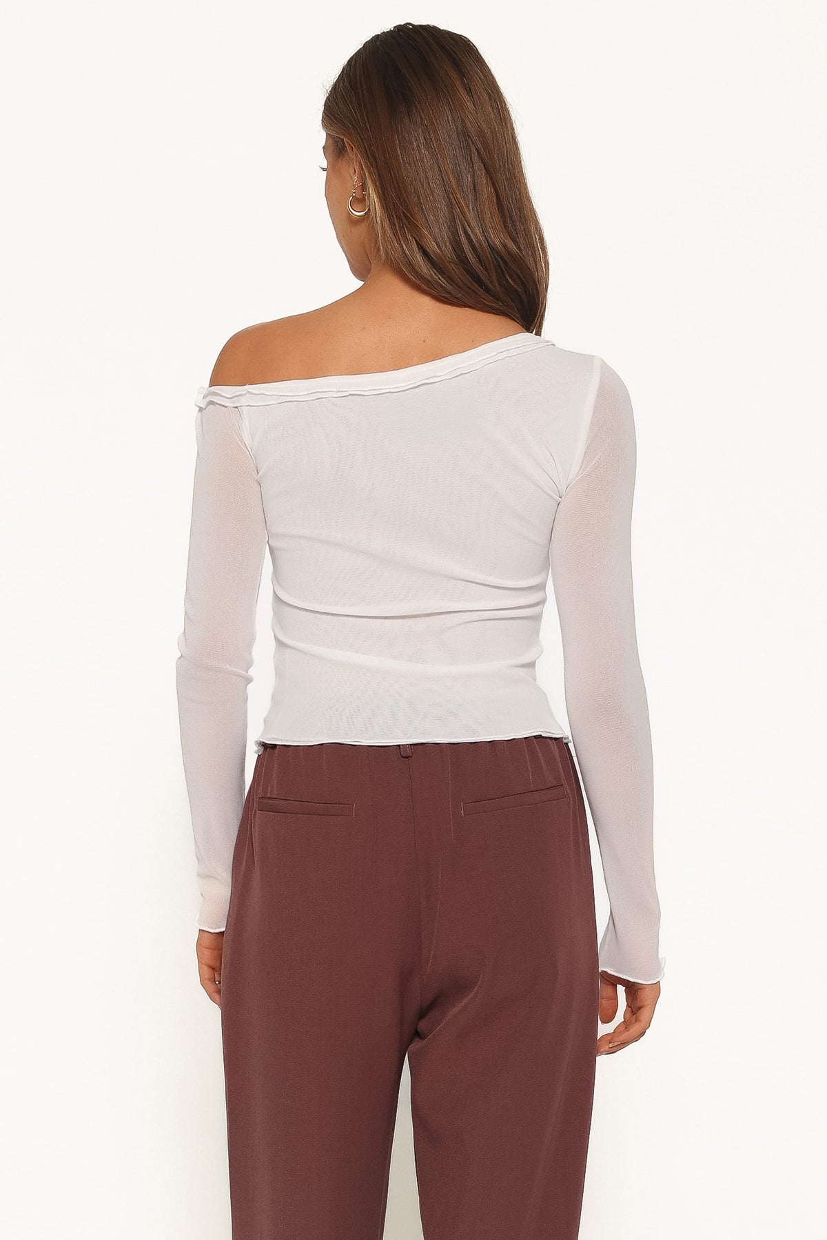 Seth Knit Top in White – view 4 of 6